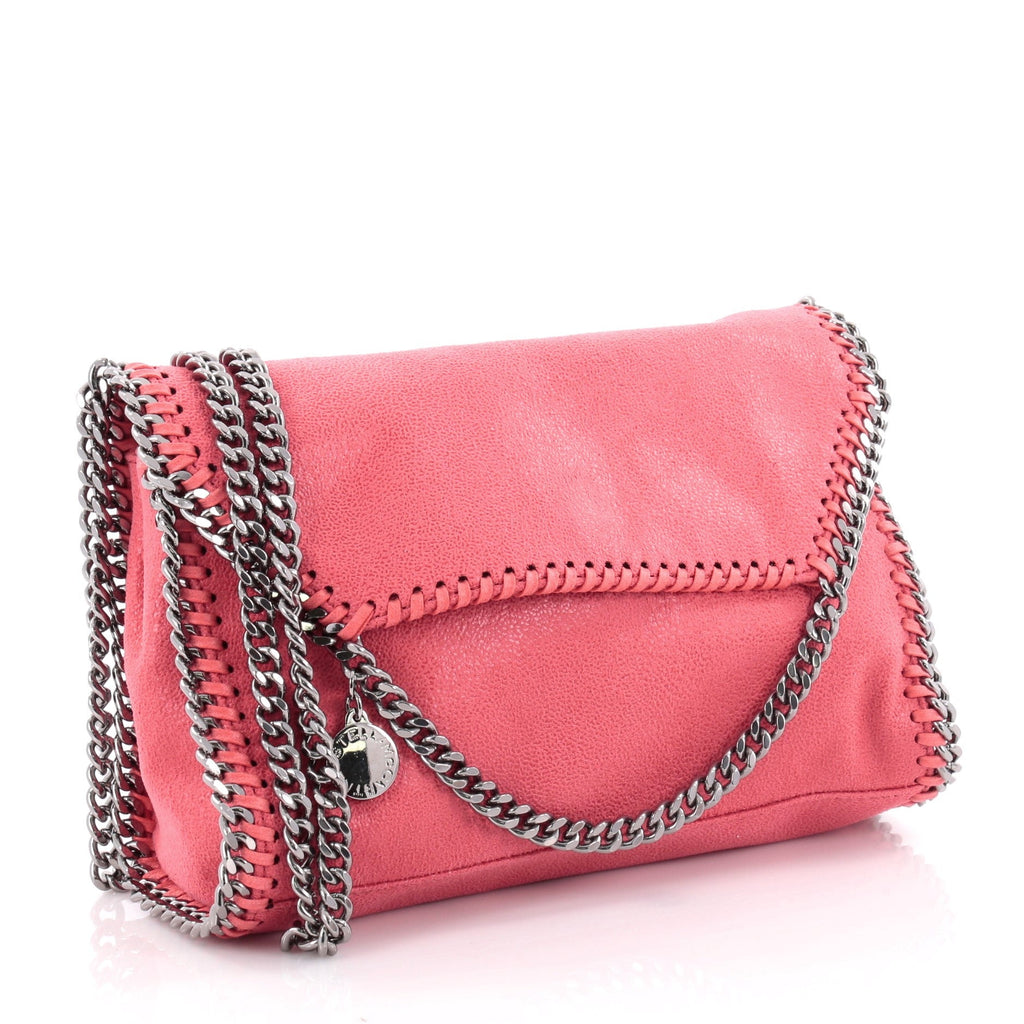 Falabella Fold Over Crossbody Bag Shaggy Deer Mini