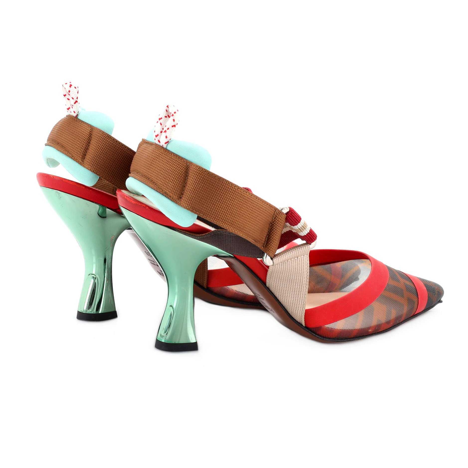 Women's Colibri Slingback Pumps Zucca Mesh