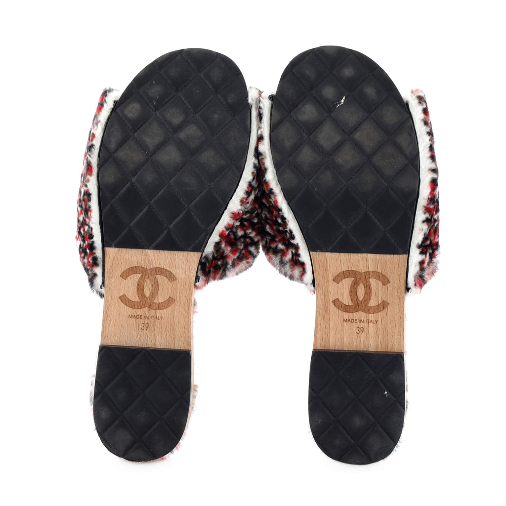 Women's Slide Sandals Fur