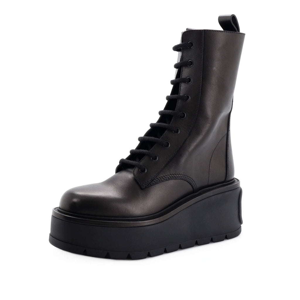 Women's VLogo Uniqueform Platform Boots Leather
