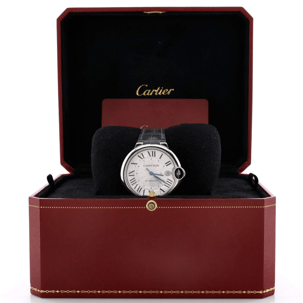 Ballon Bleu de Cartier Automatic Watch Stainless Steel and Alligator 40