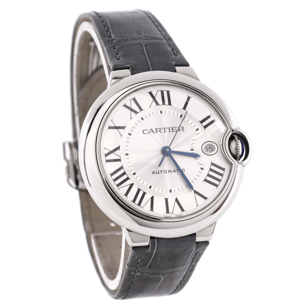 Ballon Bleu de Cartier Automatic Watch Stainless Steel and Alligator 40