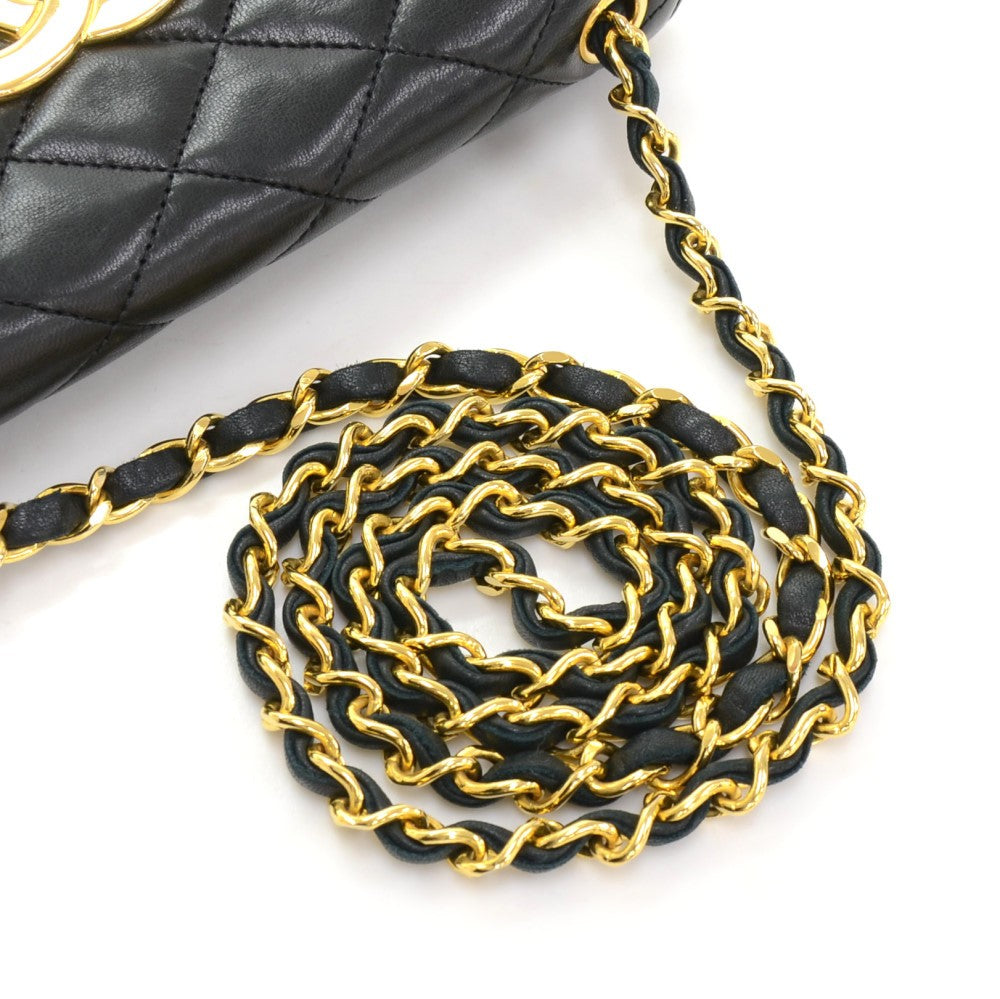 Chanel Quilted Lambskin Leather Single Flap Bag