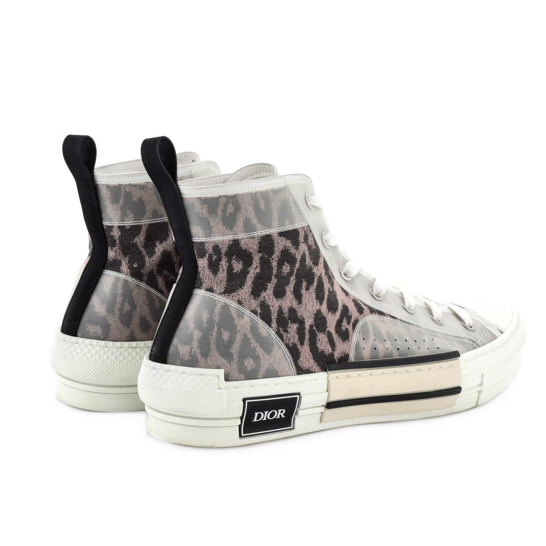 Men's B23 High-Top Sneakers Printed Canvas and PVC