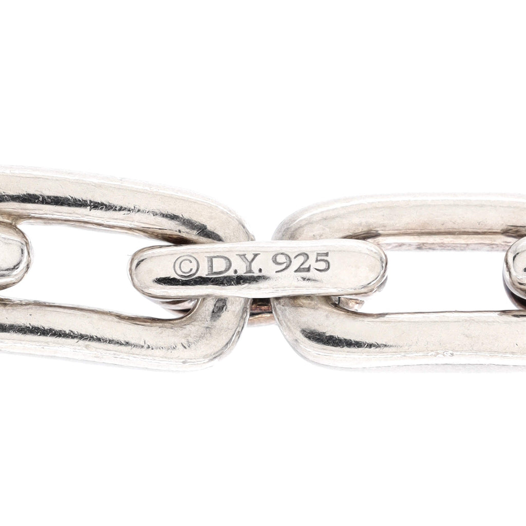 Wellesley Chain Necklace Sterling Silver with Diamonds Short