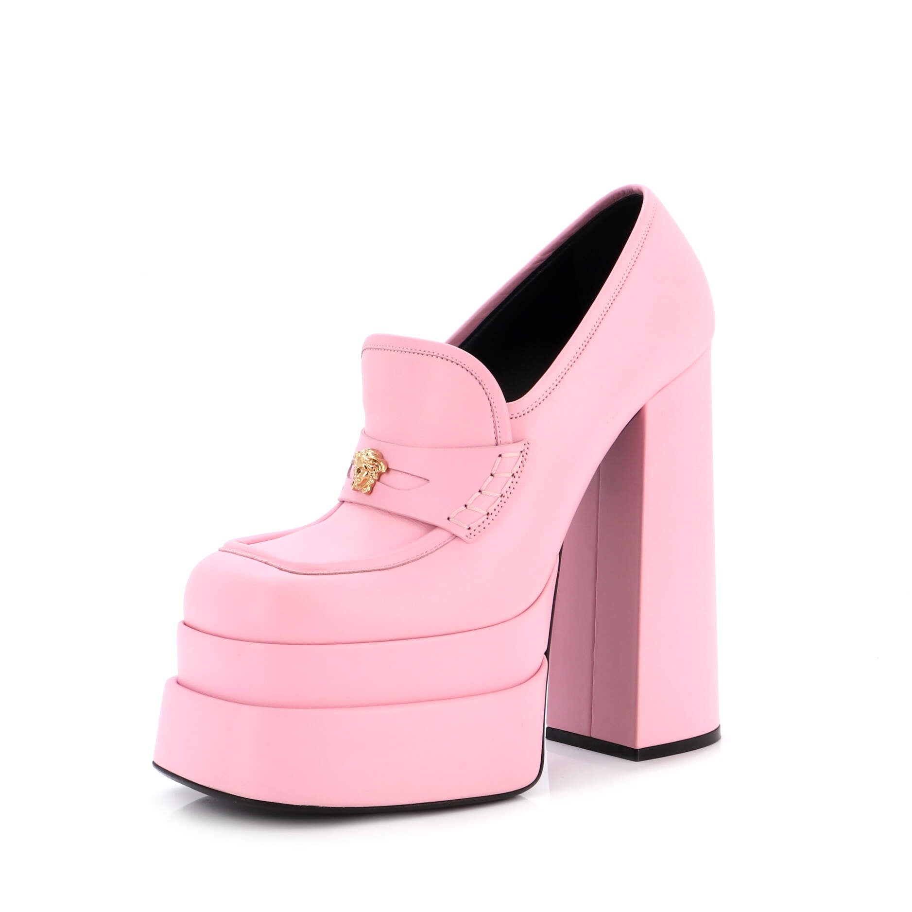 Women's Medusa Aevitas Platform Loafers Leather