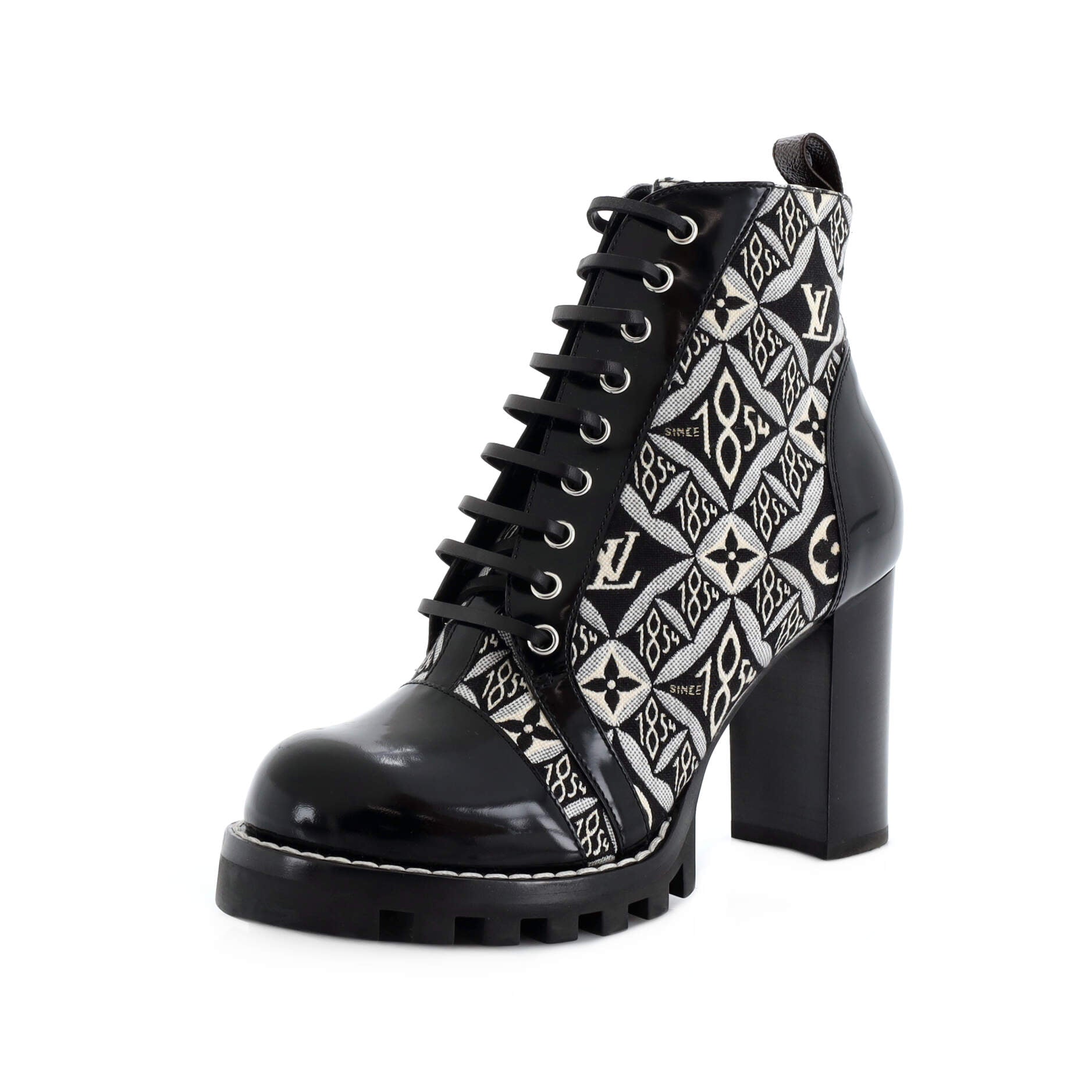 Women's Star Trail Ankle Boots Limited Edition Since 1854 Monogram Jacquard and Leather