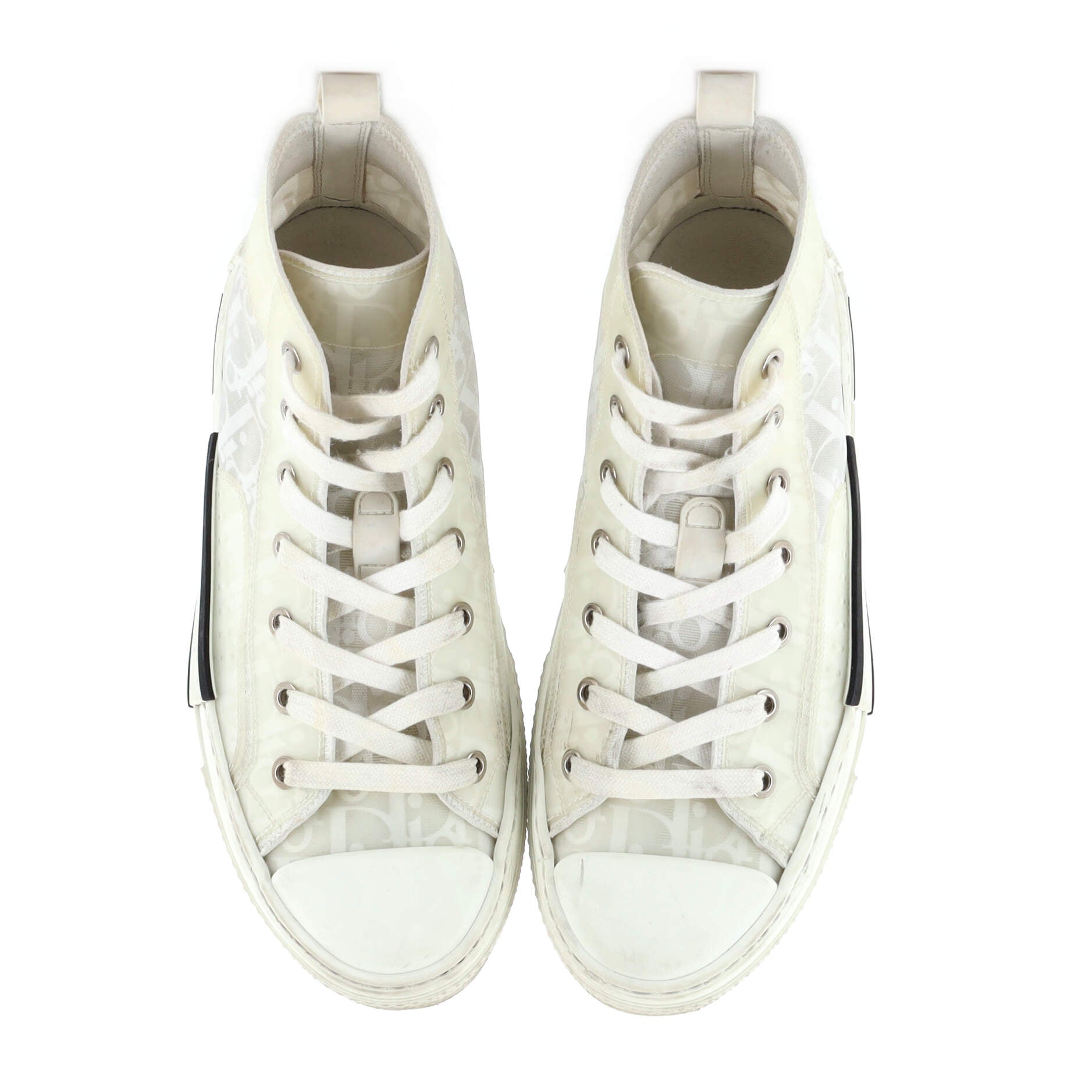 Men's B23 High-Top Sneakers Oblique Coated Canvas and PVC