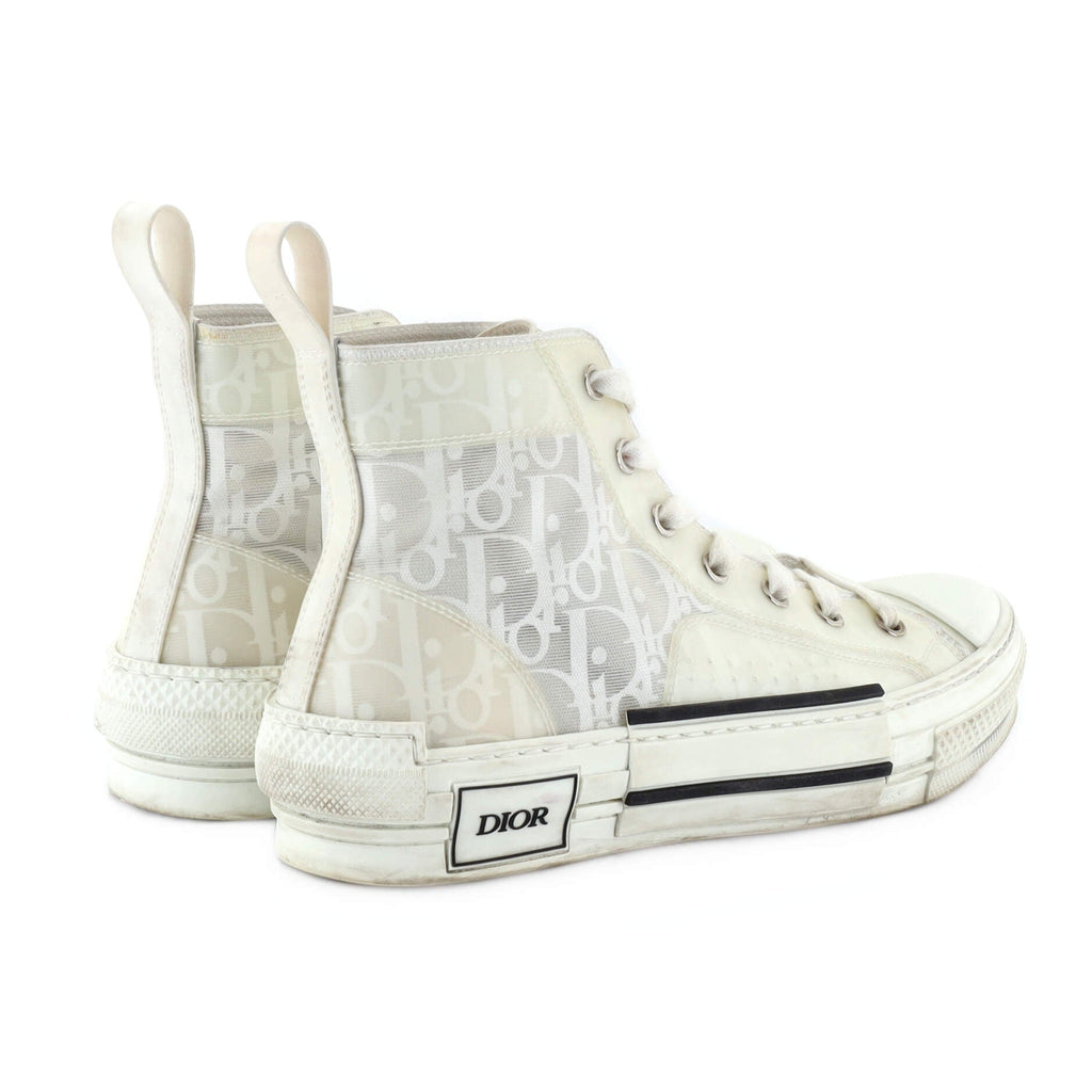 Men's B23 High-Top Sneakers Oblique Coated Canvas and PVC