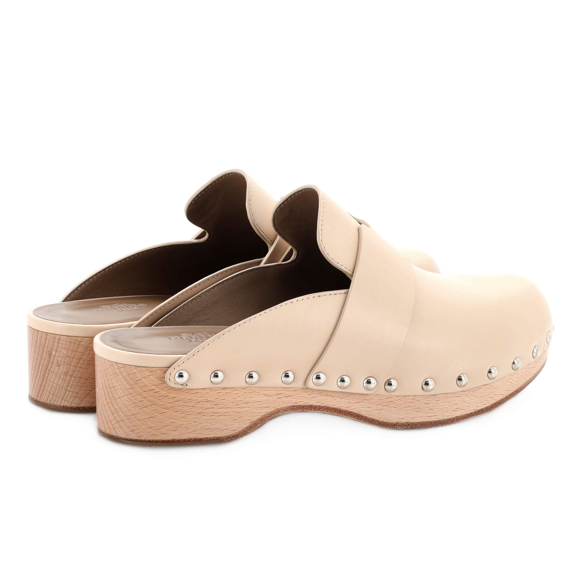 Women's Calya Clog Mules Leather