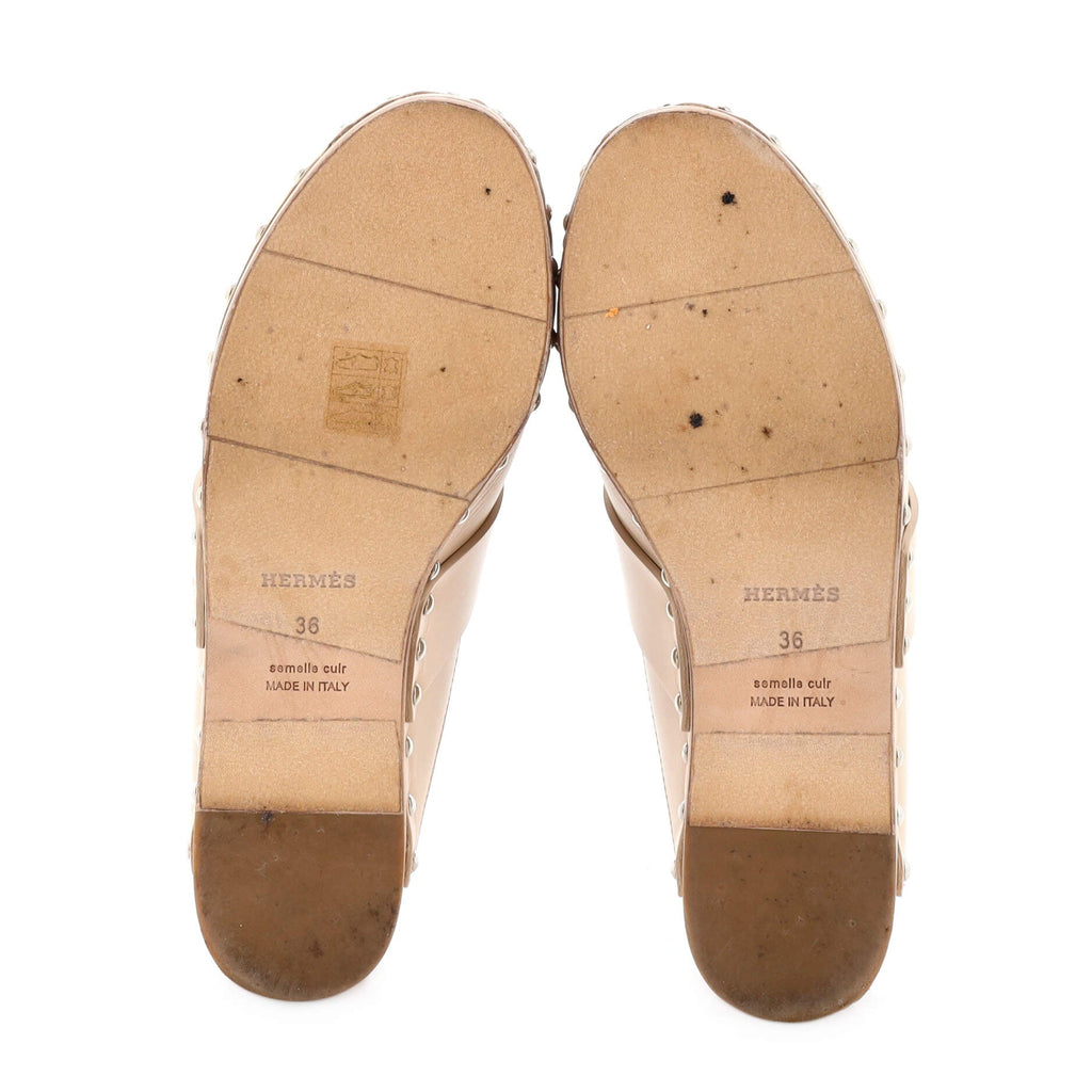 Women's Calya Clog Mules Leather