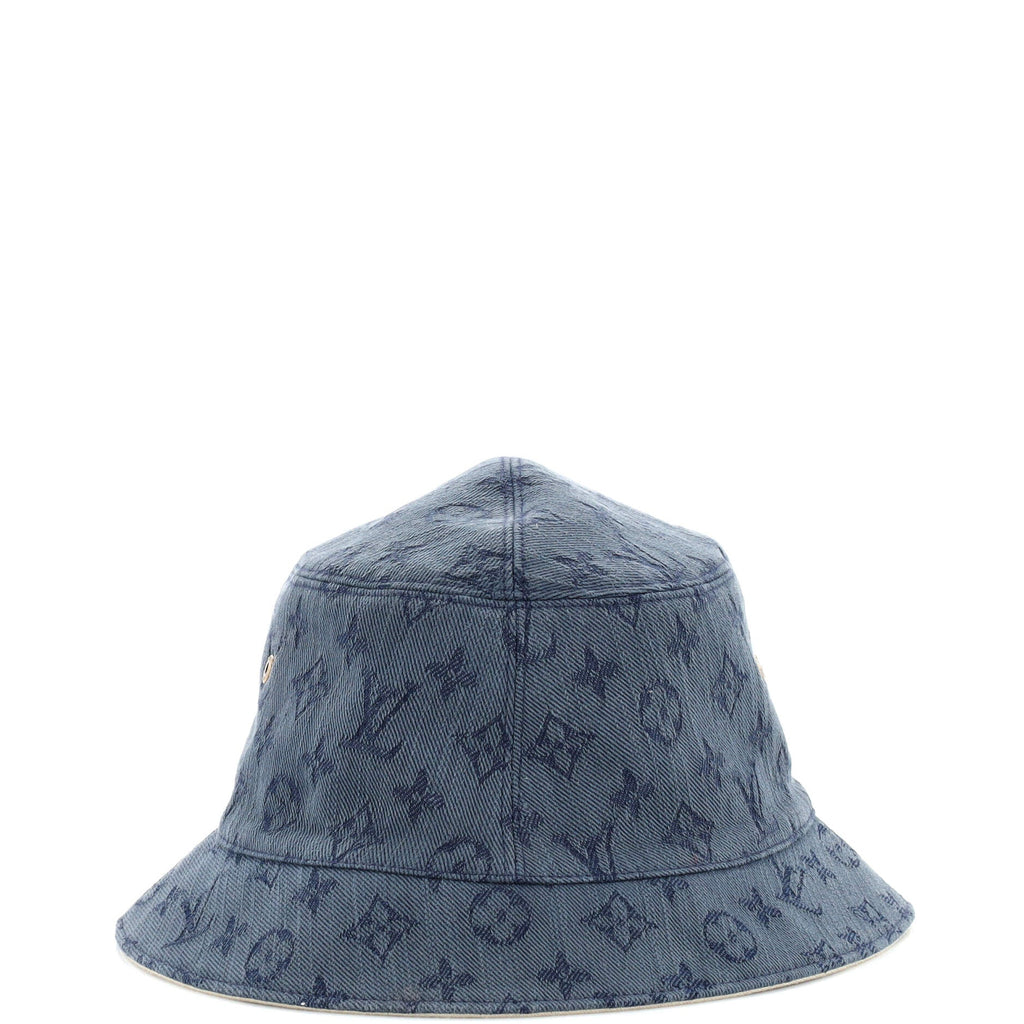 Essential Reversible Bucket Hat Monogram Denim