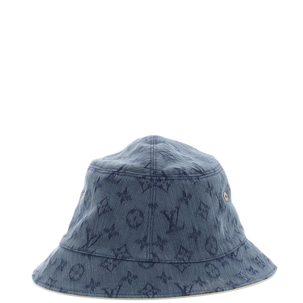 Essential Reversible Bucket Hat Monogram Denim