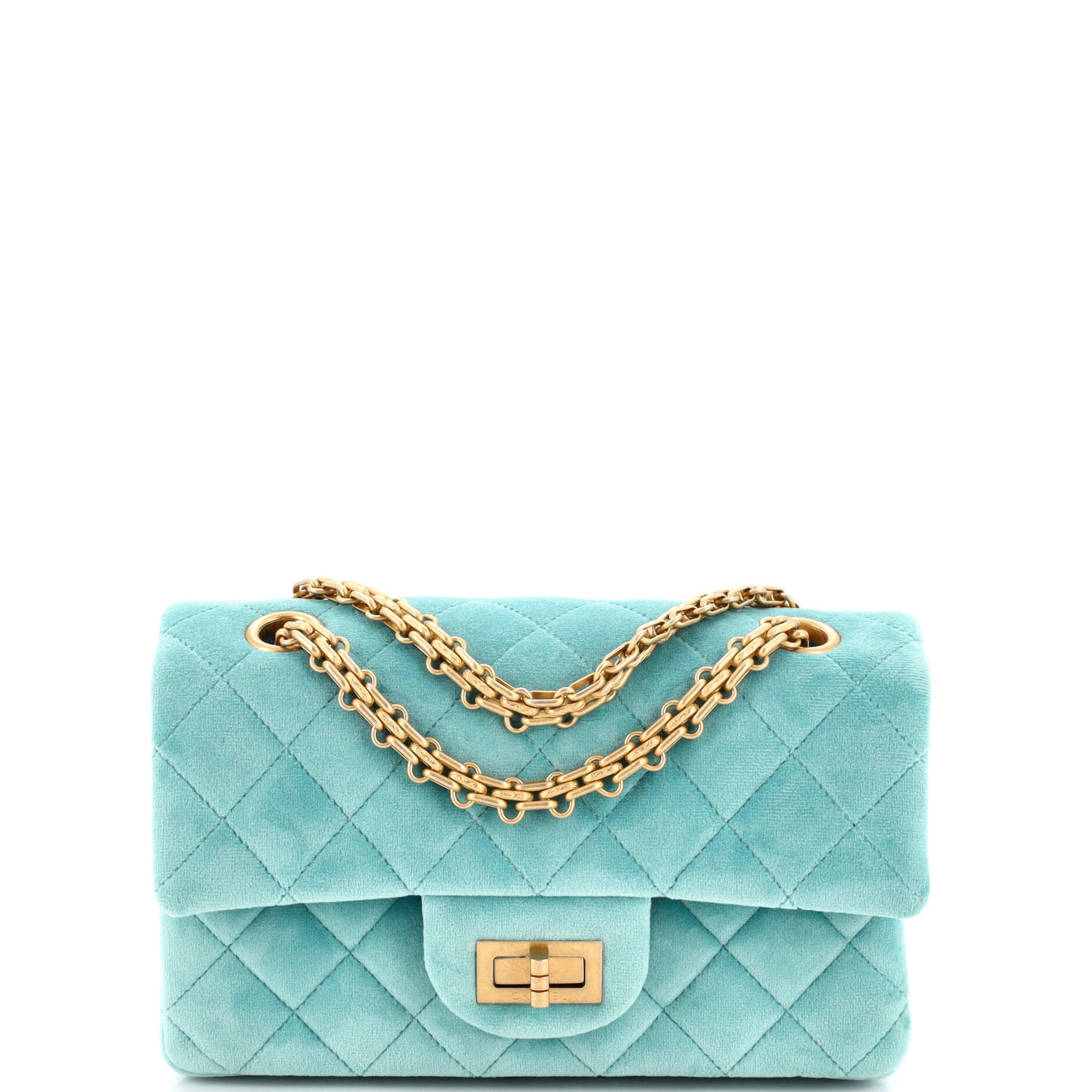 Reissue 2.55 Flap Bag Quilted Velvet Mini