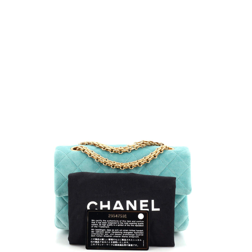 Reissue 2.55 Flap Bag Quilted Velvet Mini