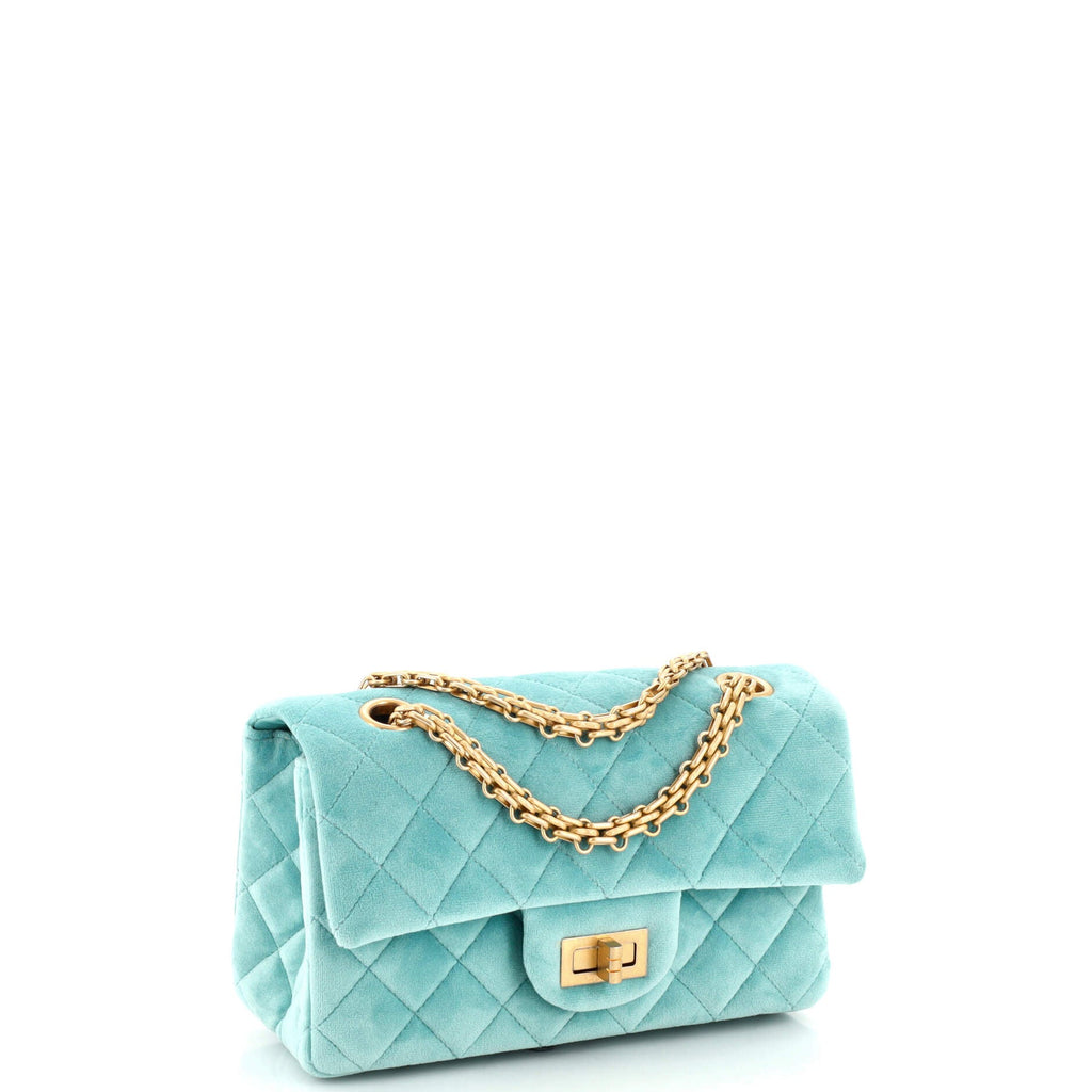 Reissue 2.55 Flap Bag Quilted Velvet Mini
