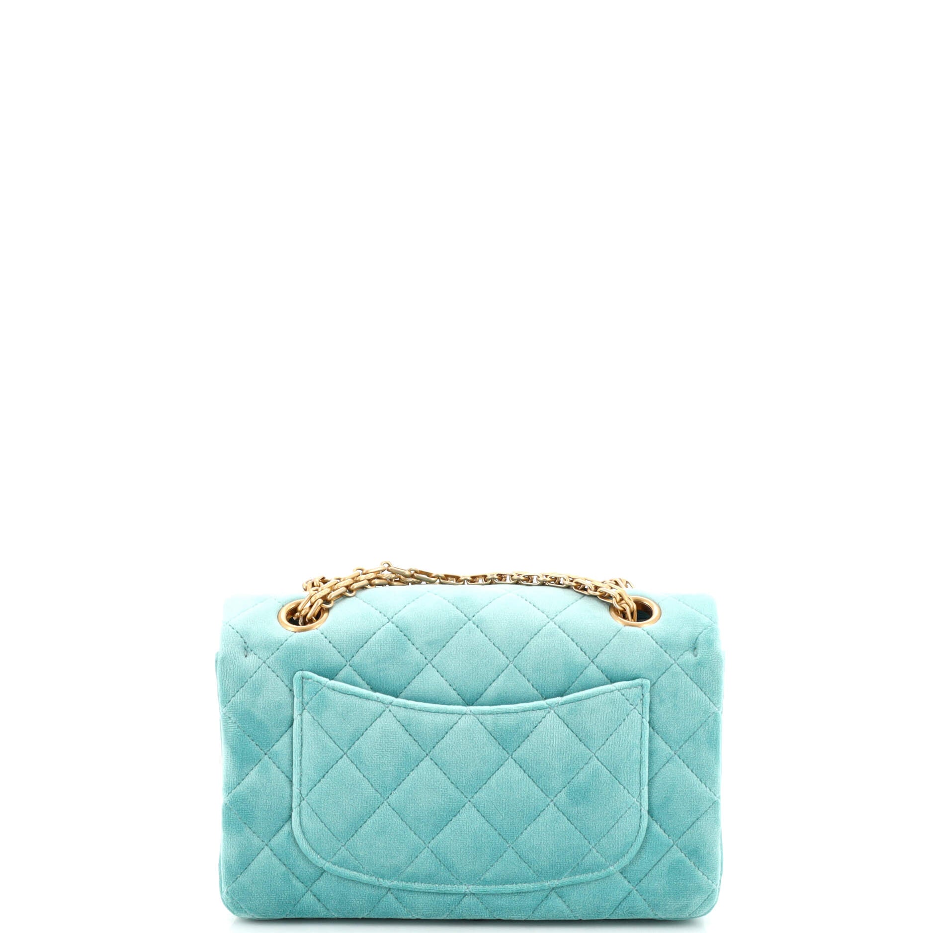 Reissue 2.55 Flap Bag Quilted Velvet Mini