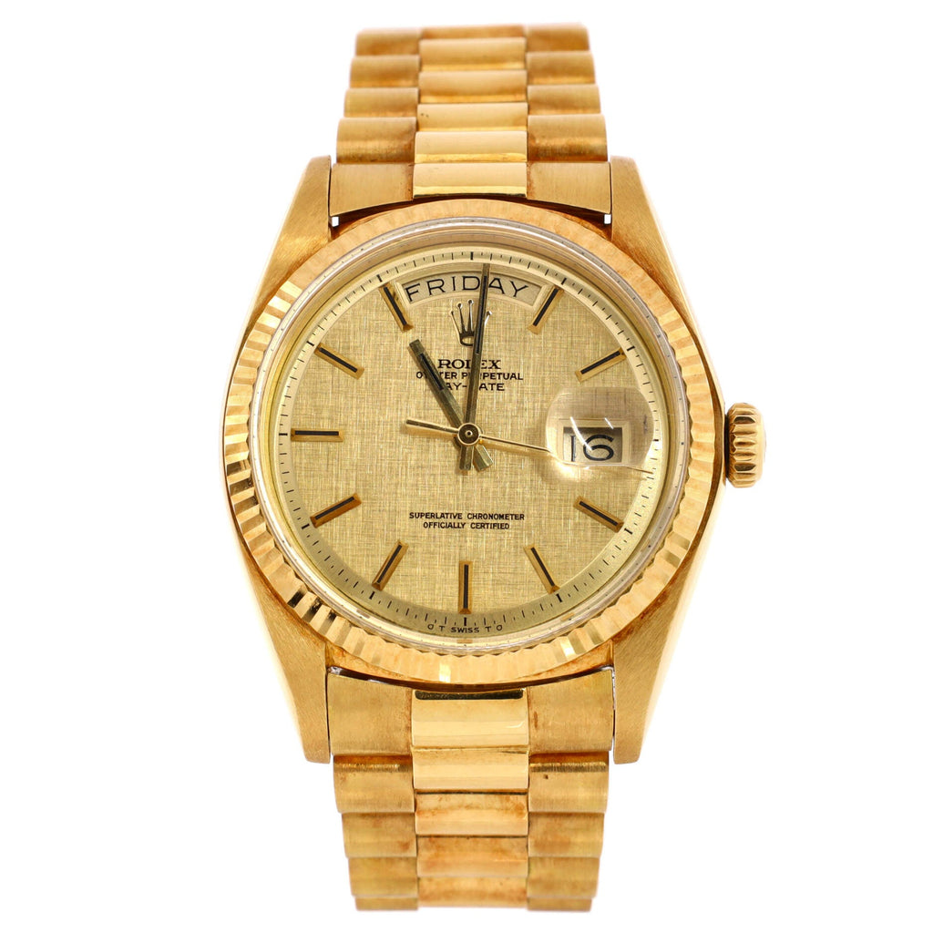 Oyster Perpetual President Day-Date Automatic Watch Yellow Gold 36