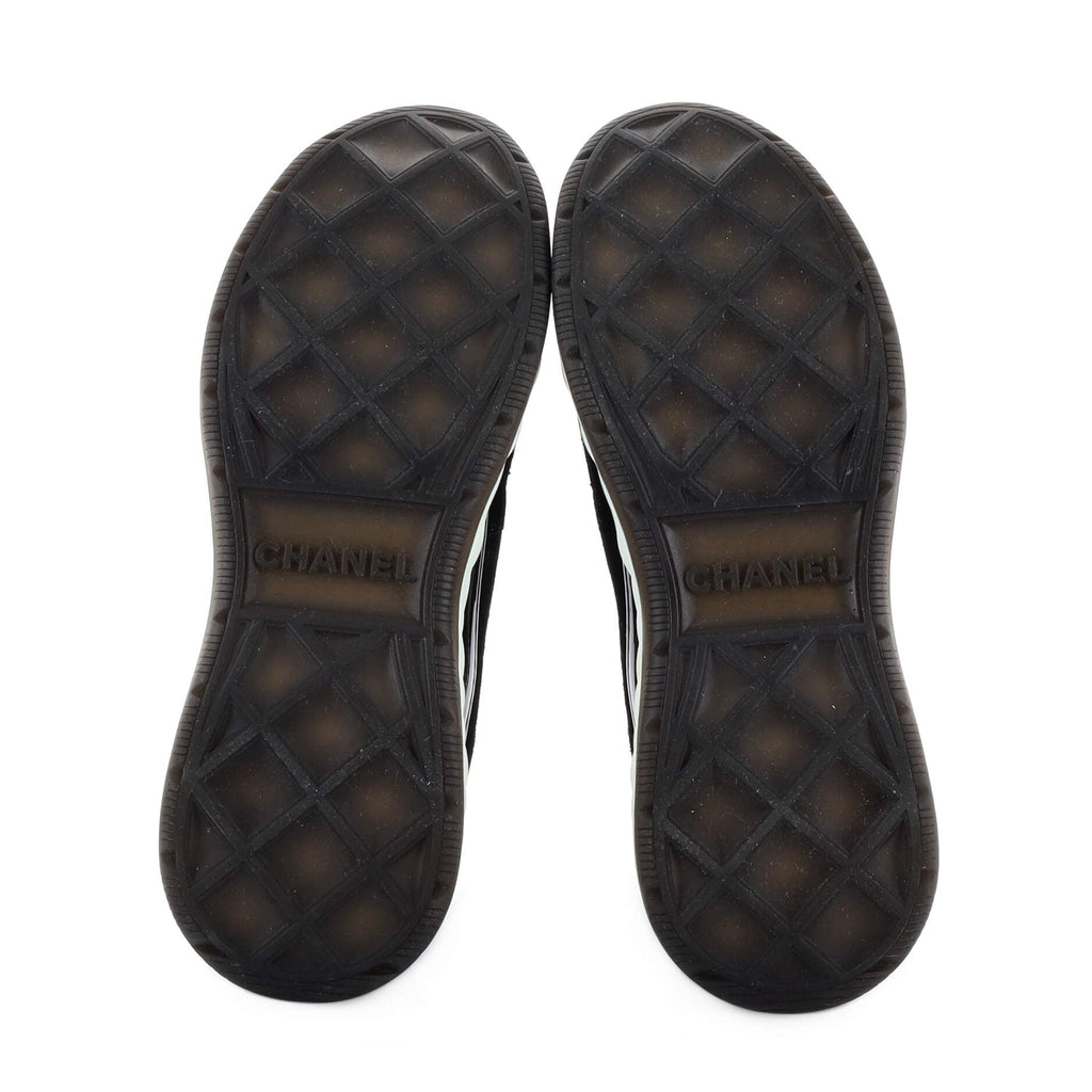 Women's CC Cap Toe Logo Sneakers Mixed Fibers