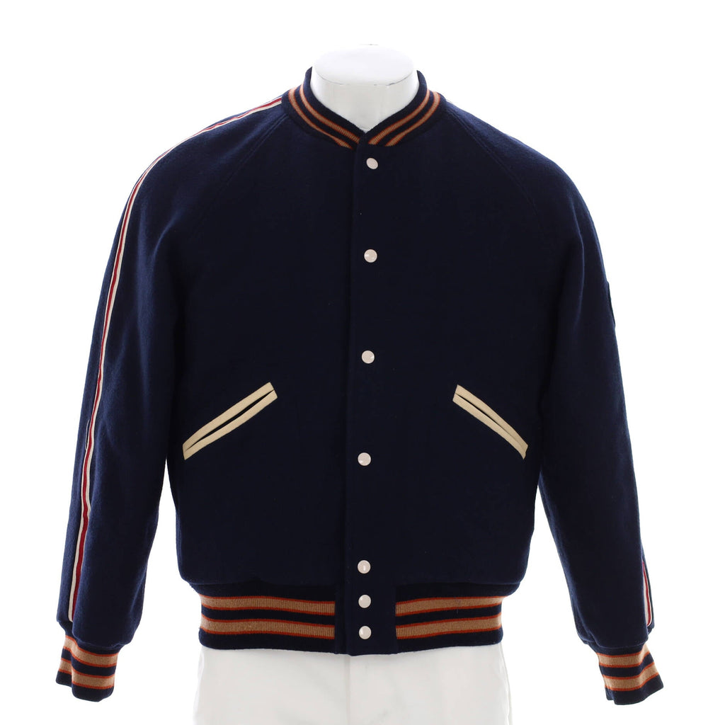 Men's Disney Donald Duck Bomber Jacket Wool Blend with Shearling