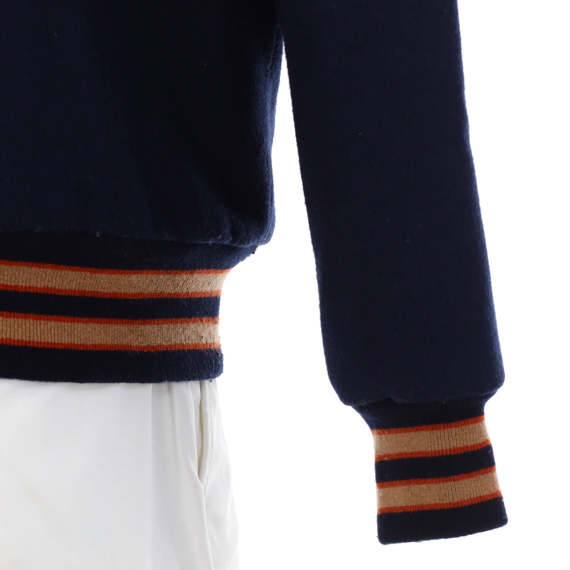 Men's Disney Donald Duck Bomber Jacket Wool Blend with Shearling