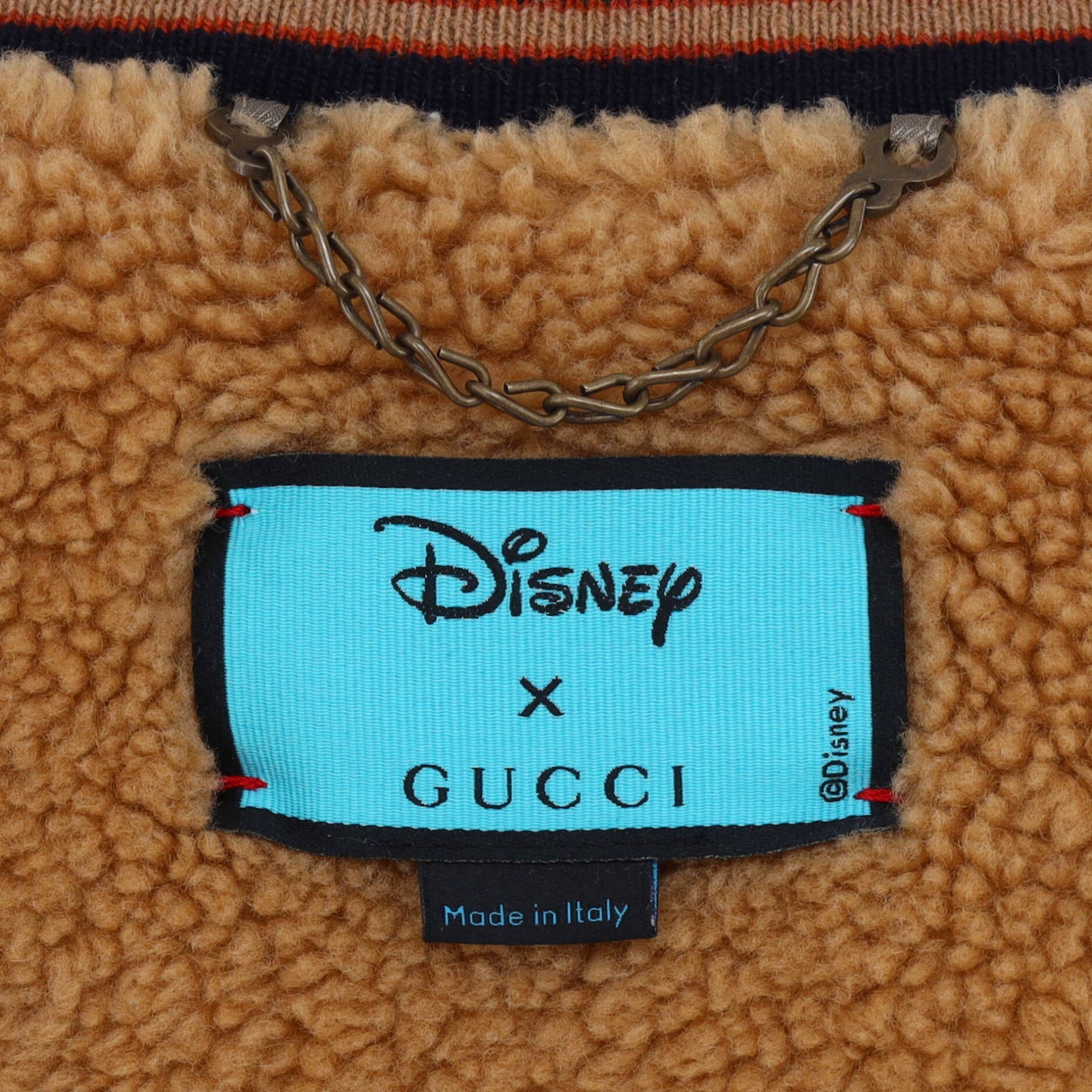 Men's Disney Donald Duck Bomber Jacket Wool Blend with Shearling