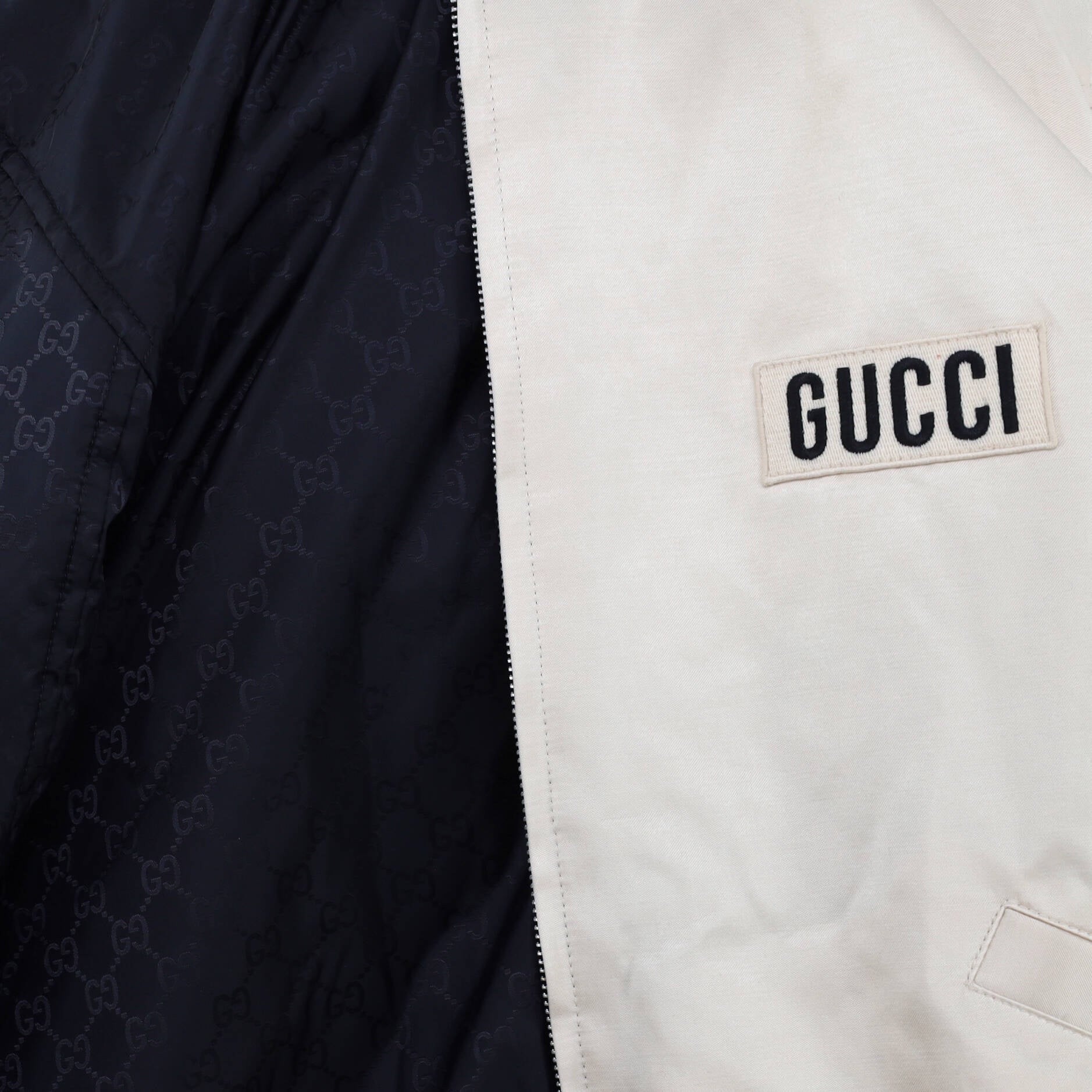 Men's Reversible Bomber Jacket GG Polyamide