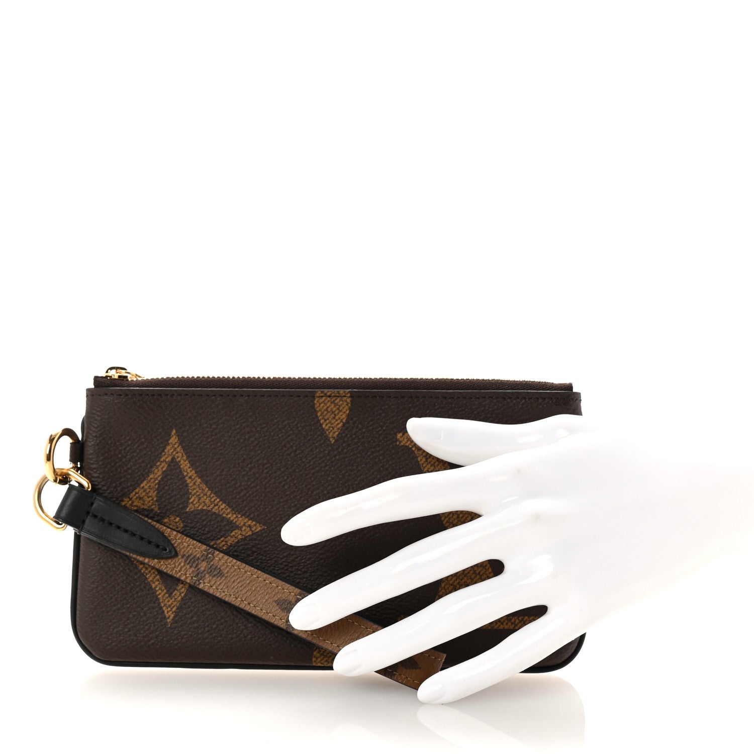 Reverse Monogram Giant Trio Pouch