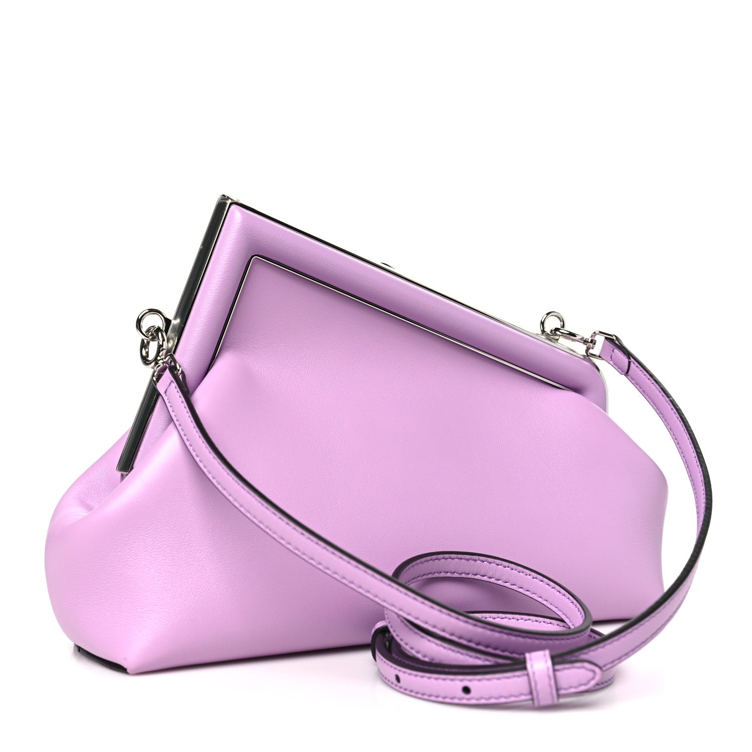Shiny Nappa Small Fendi First Violetta