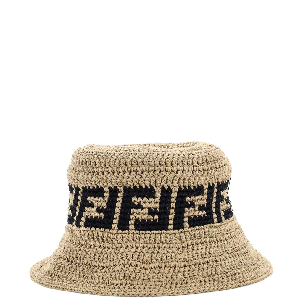 FF Panama Bucket Hat Raffia