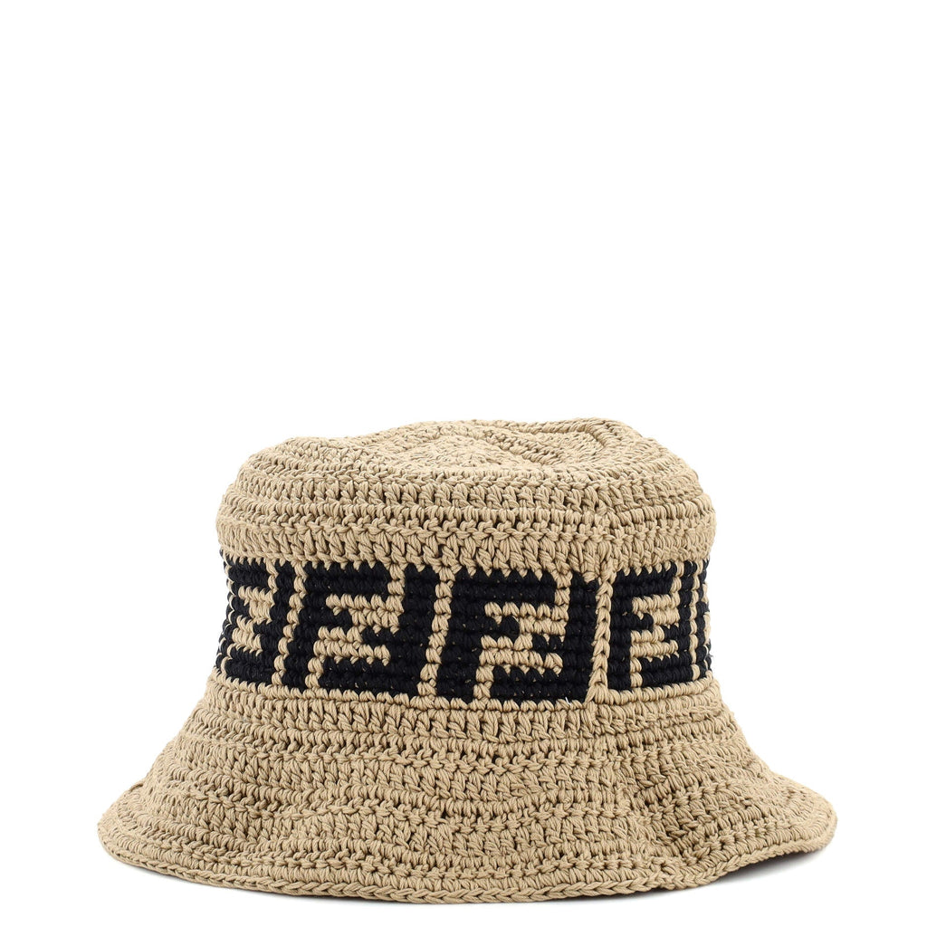 FF Panama Bucket Hat Raffia