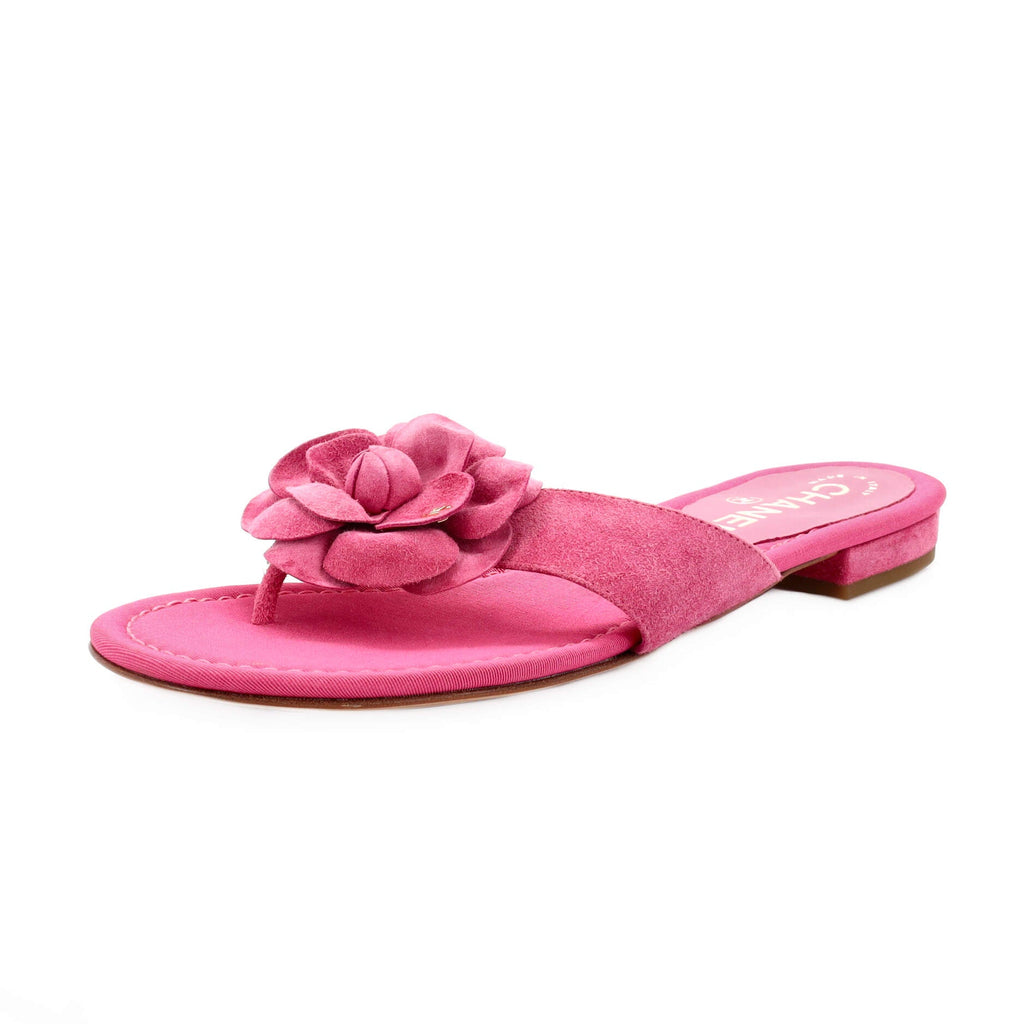 Women's Camellia Thong Slide Sandals Suede