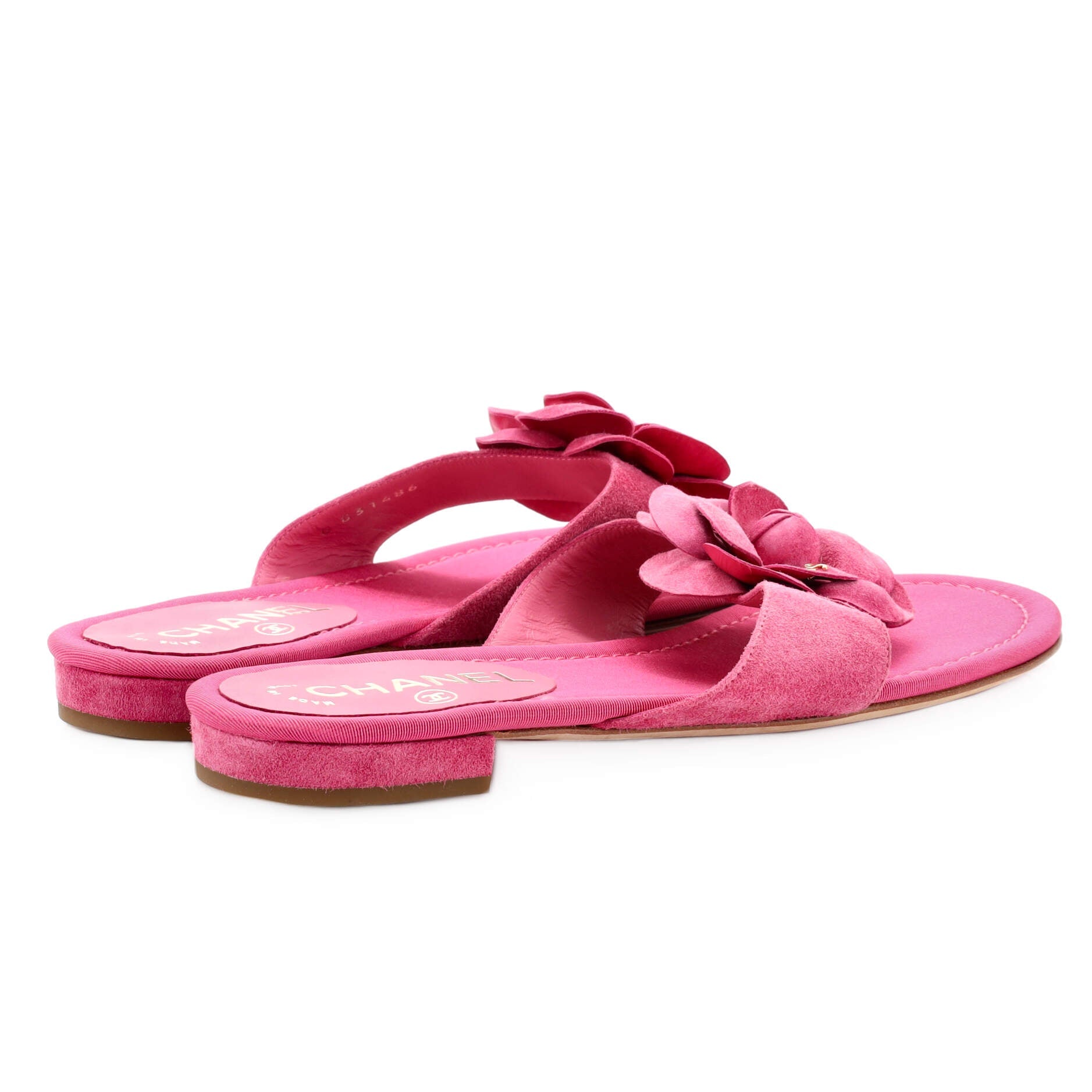 Women's Camellia Thong Slide Sandals Suede