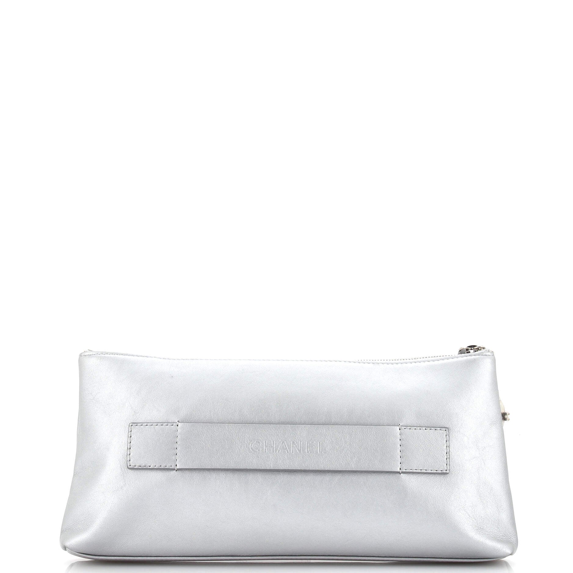 Keyboard Zip Clutch Calfskin