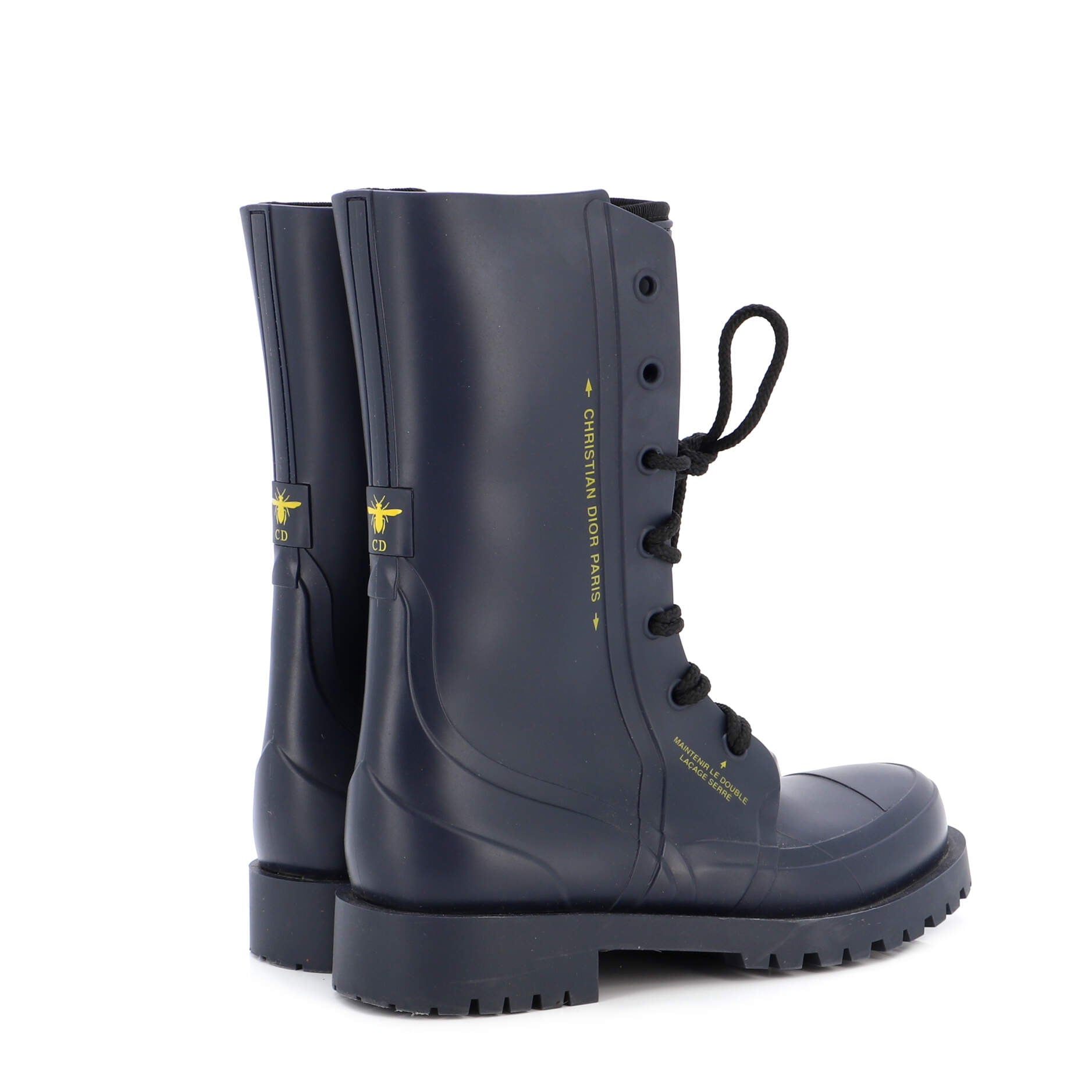 Women's Diorcamp Combat Rain Boots Rubber
