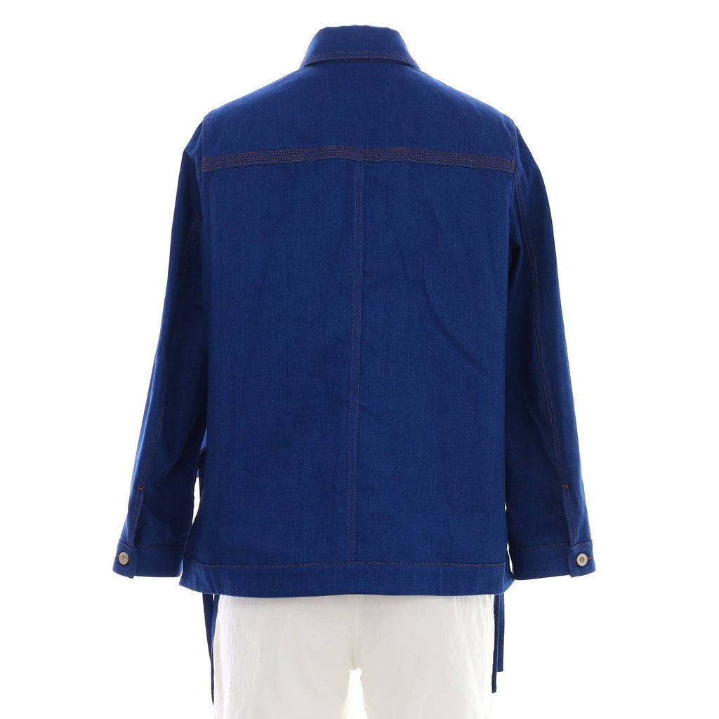 Women's Anagram Workwear Jacket Cotton with Leather