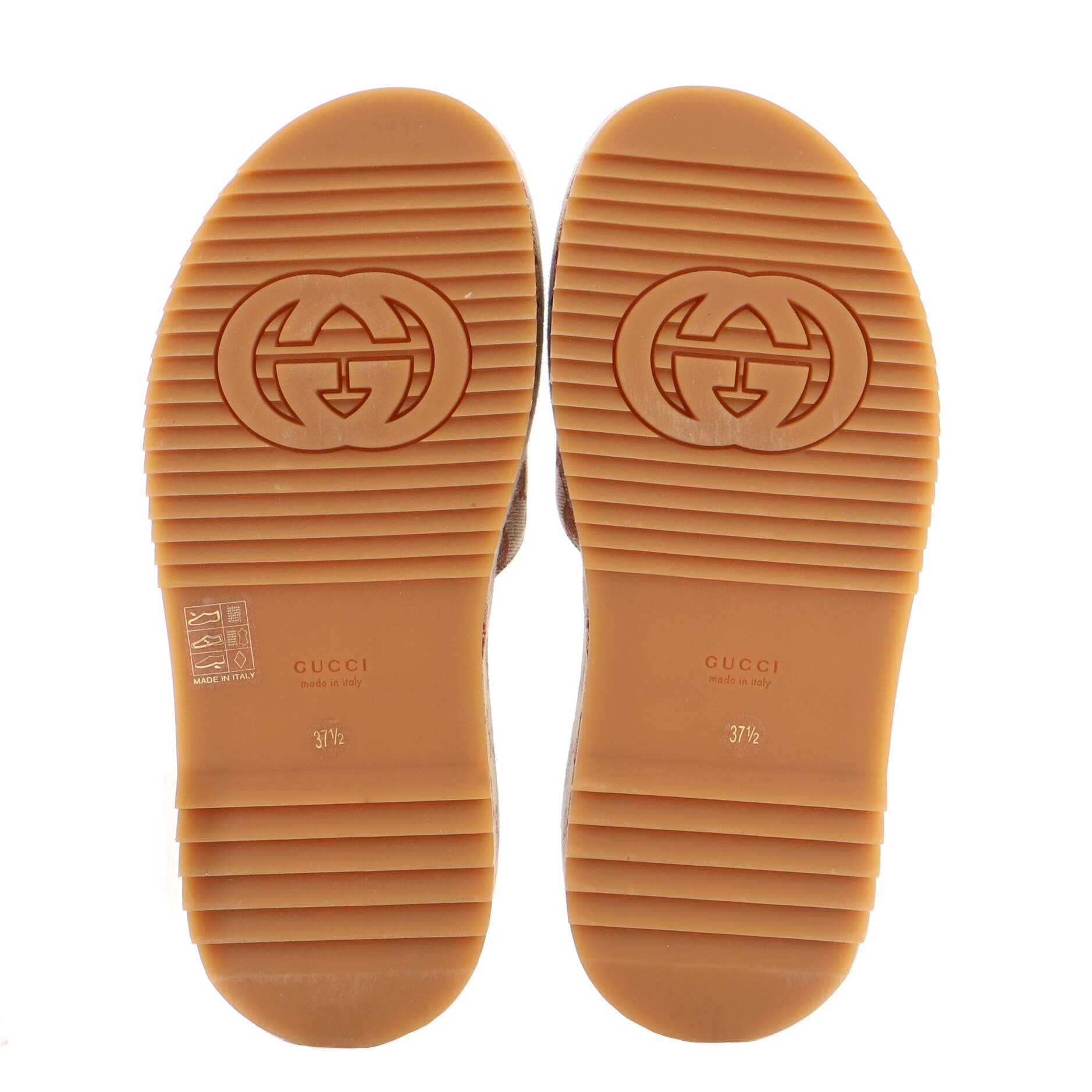 Women's Angelina Platform Slide Sandals GG Canvas