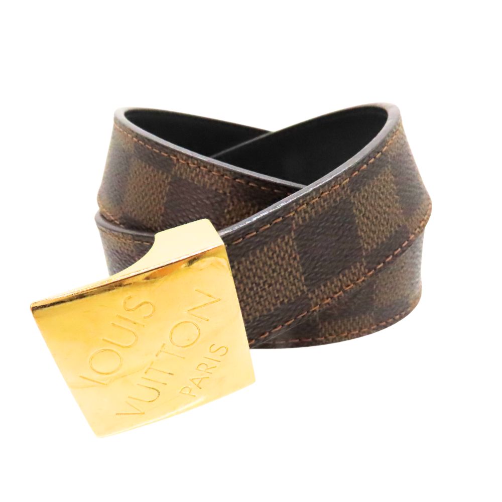 Louis Vuitton Ceinture Carré Damier Ebene Belt