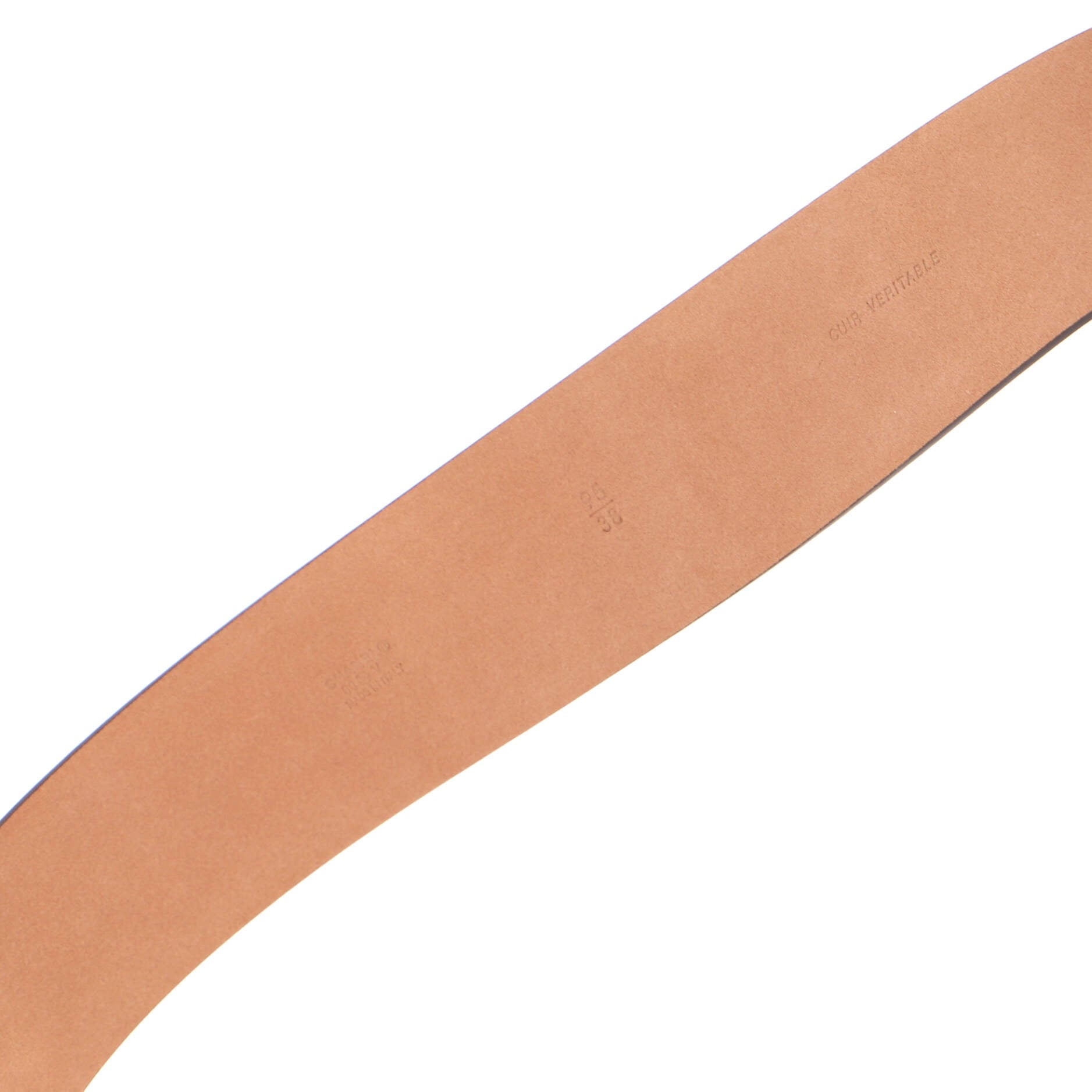 Oval CC Belt Calfskin Wide 95