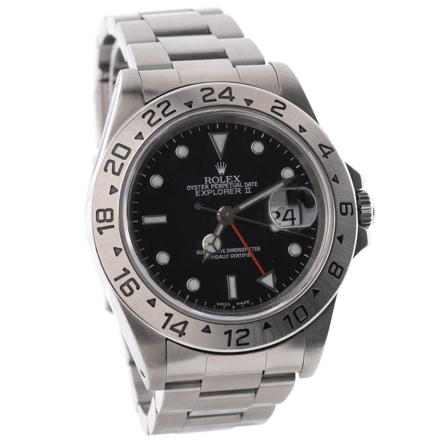 Oyster Perpetual Explorer II Automatic Watch Stainless Steel 40