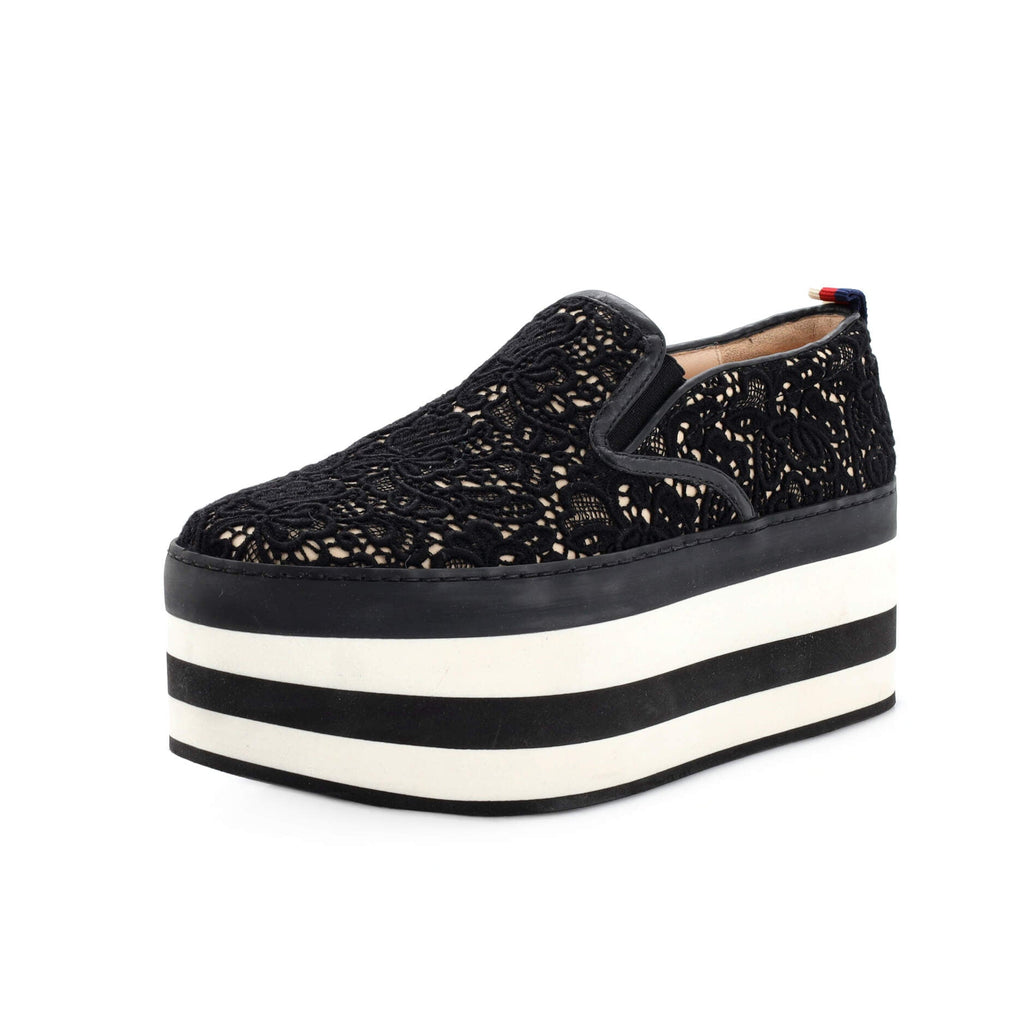 Women's Peggy Platform Slip On Sneakers Lace
