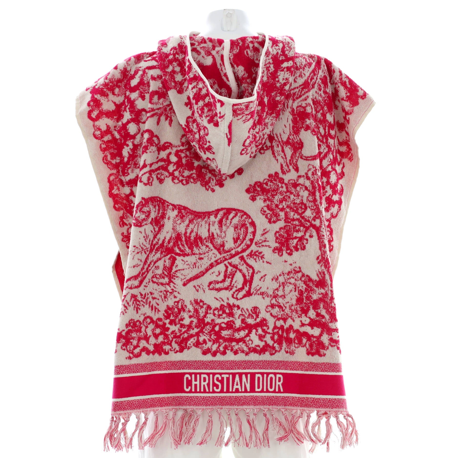 Women's Hooded Logo Poncho Cotton