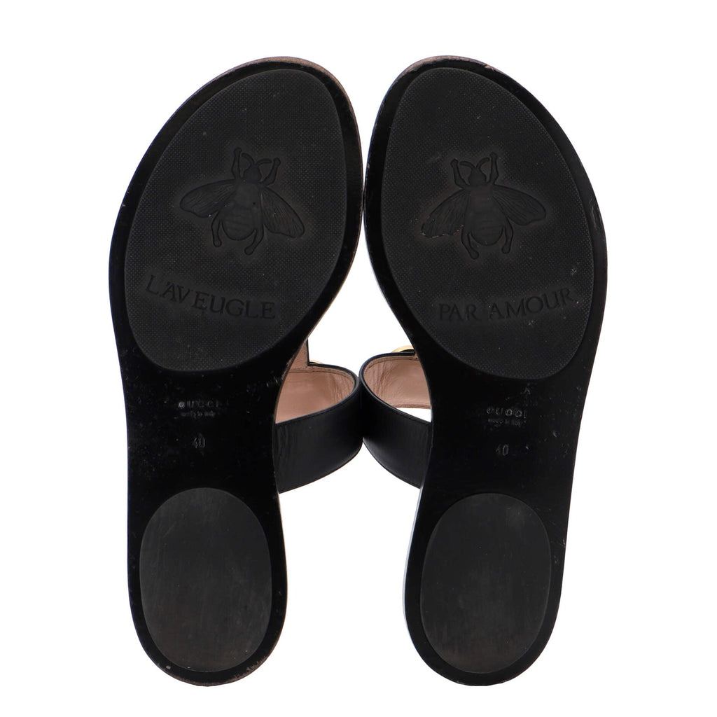 Women's GG Marmont Sandals Leather