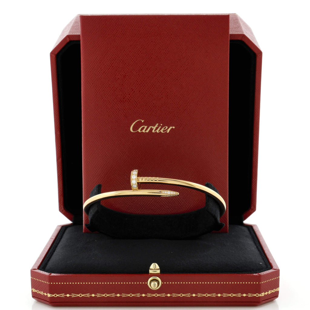 Juste un Clou Bracelet 18K Yellow Gold with Diamonds Classic