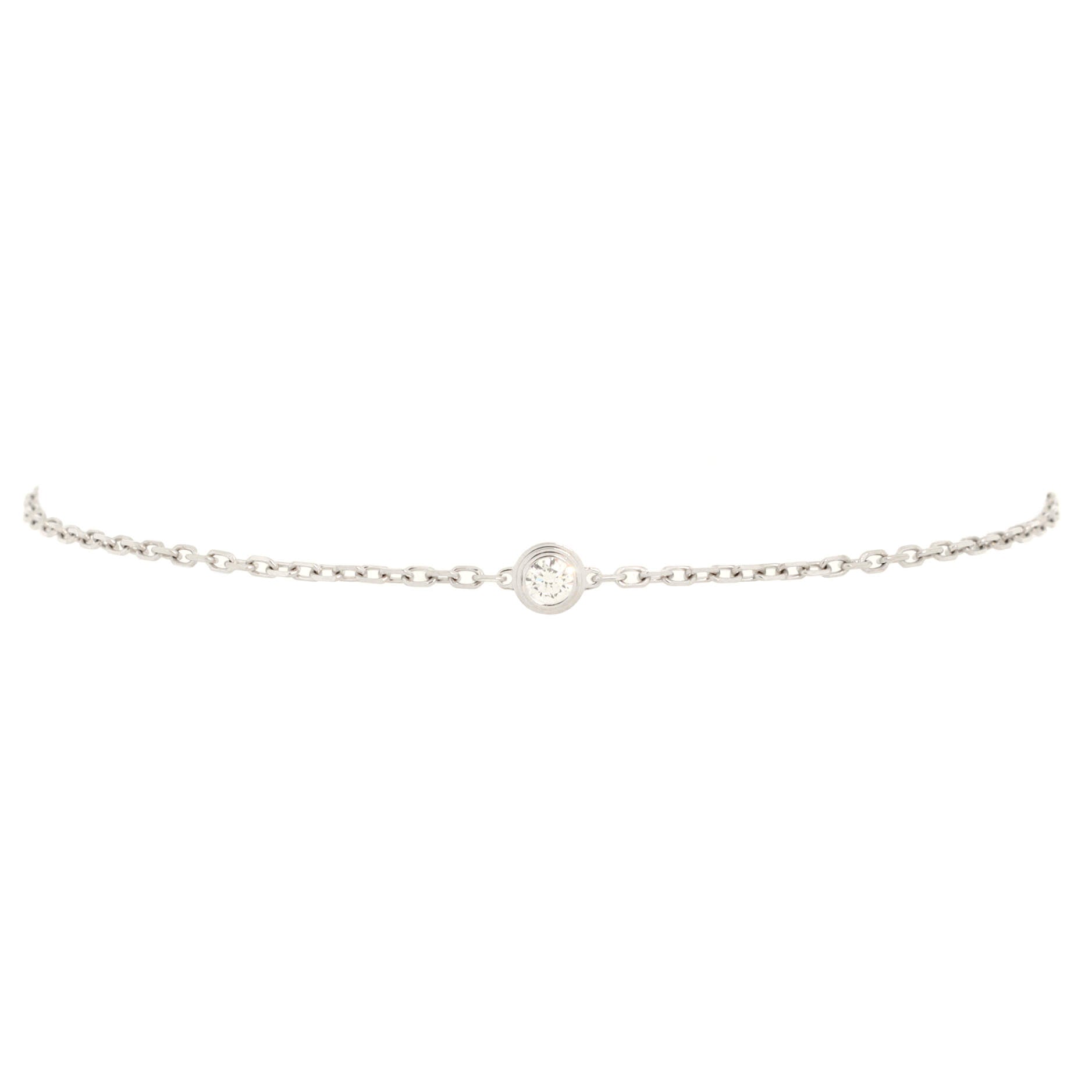 D'Amour Bracelet 18K White Gold and Diamond Small