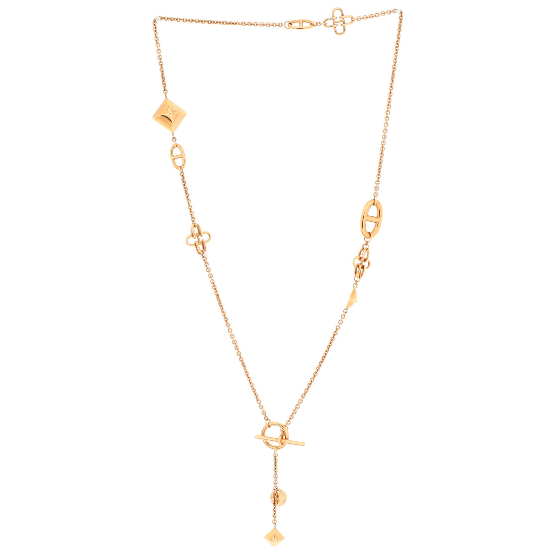 Ronde Chaine D'Ancre Necklace 18K Rose Gold