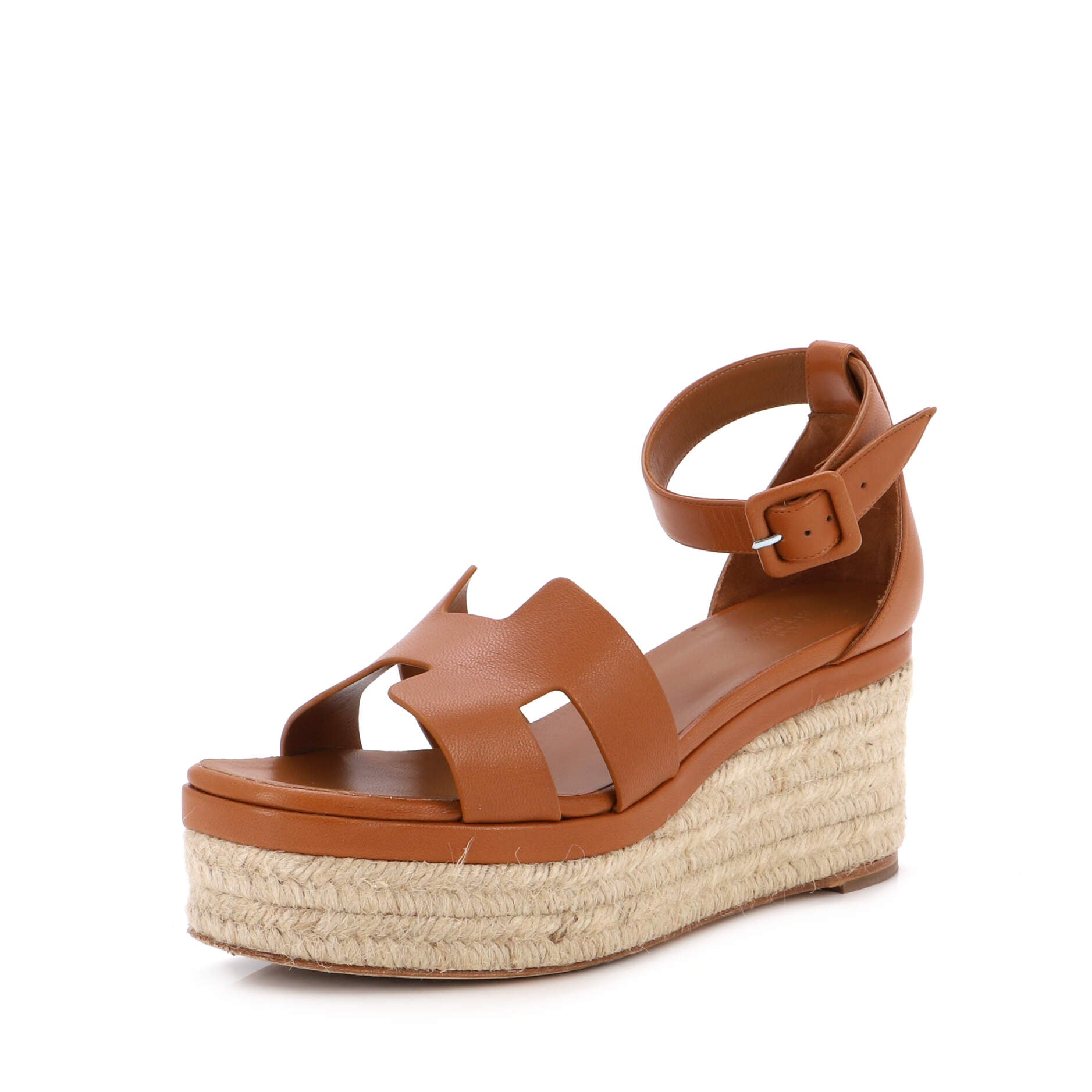 Women's Elda Wedge Espadrilles Leather