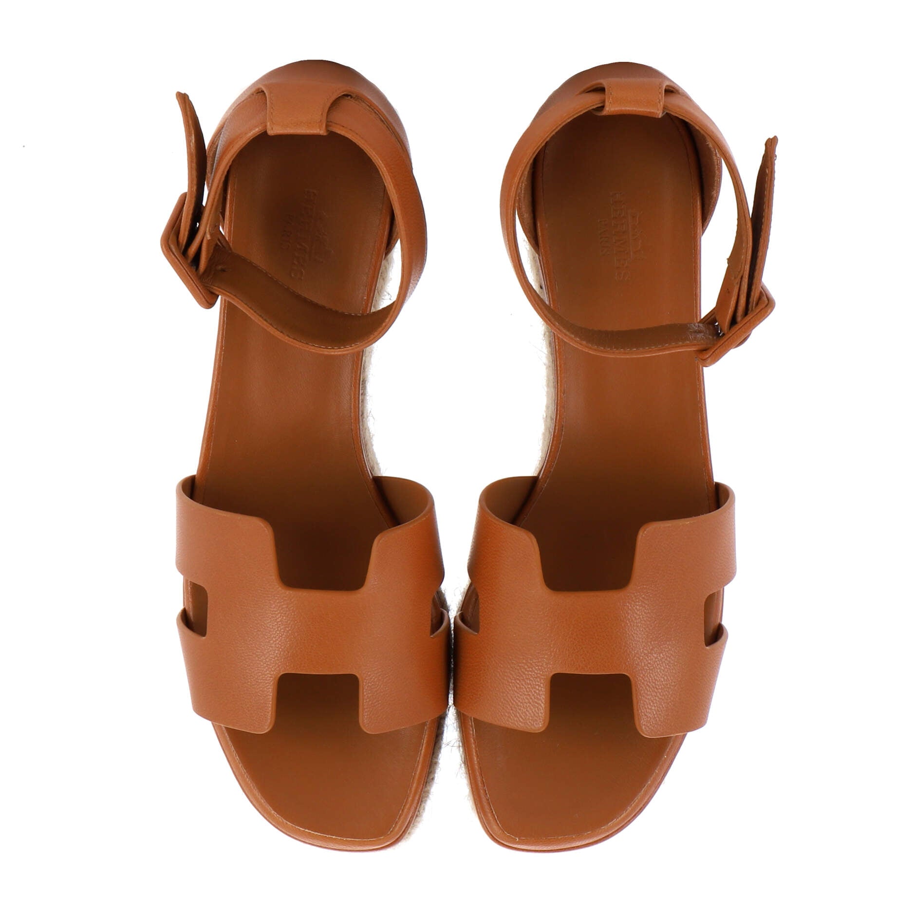 Women's Elda Wedge Espadrilles Leather