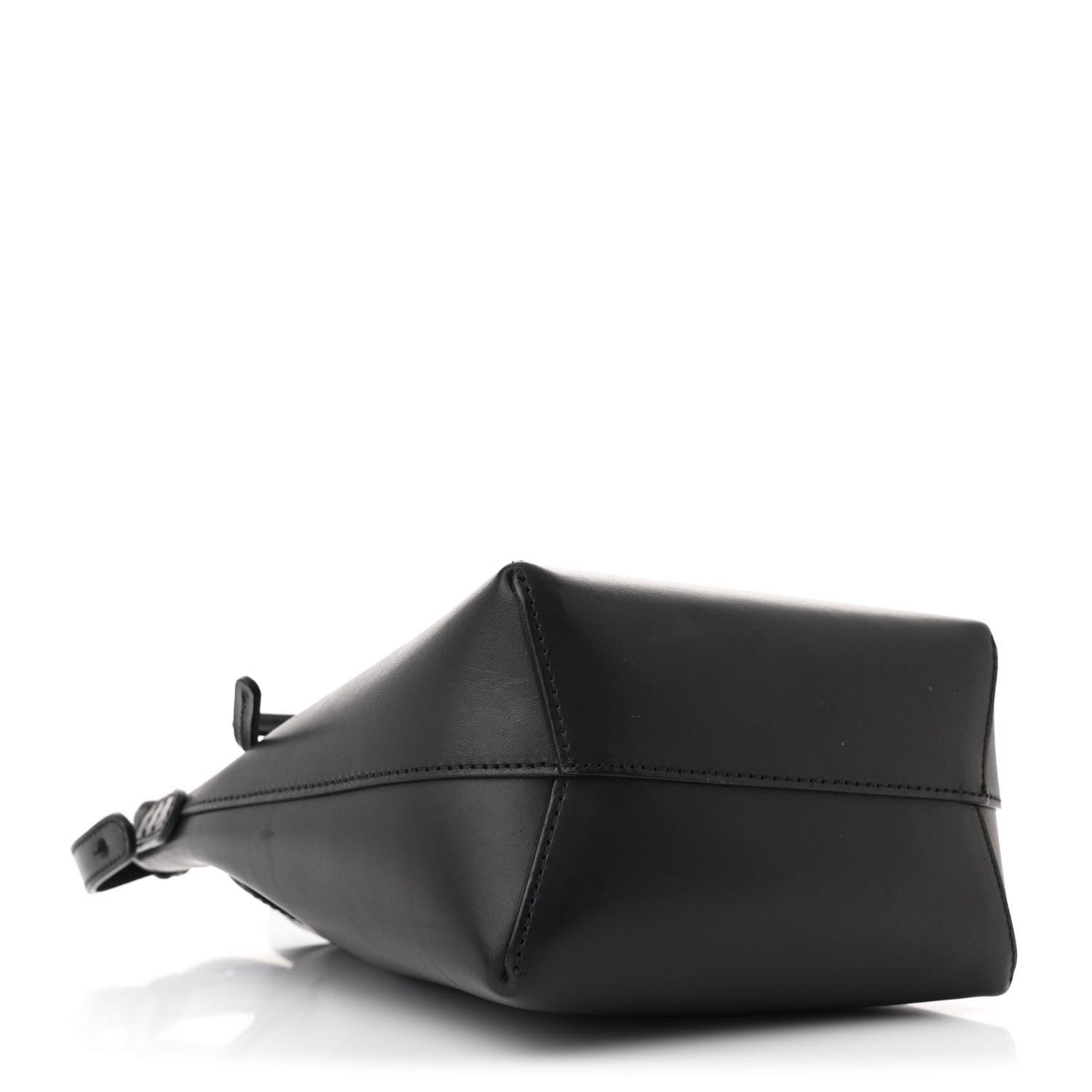 Calfskin Mini Mini Bucket Bag Black Flamma