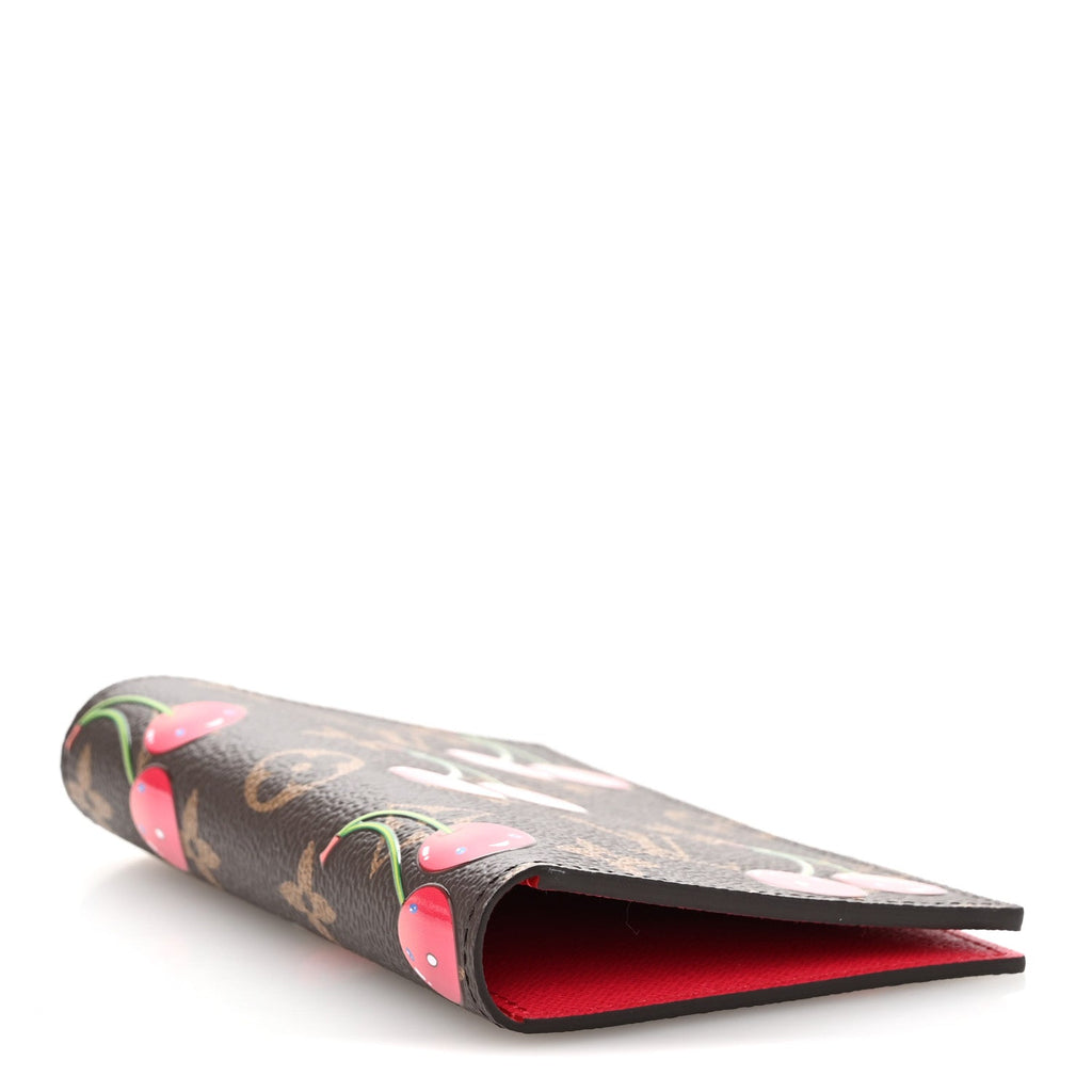 LV X TM Monogram Cerises Passport Cover